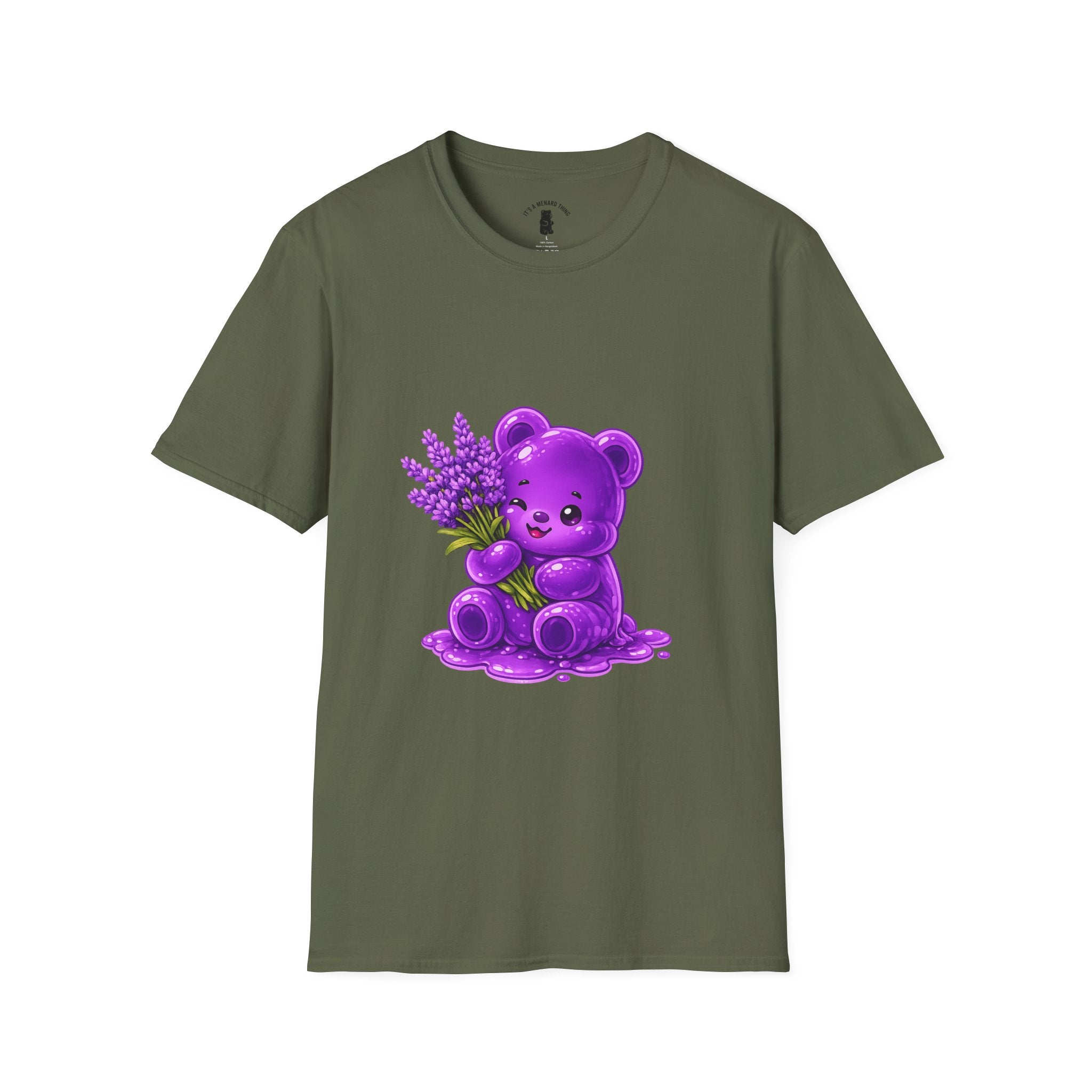 Special Lavender flower, Oozy Bear Gummy Friend- Graphic Shirt