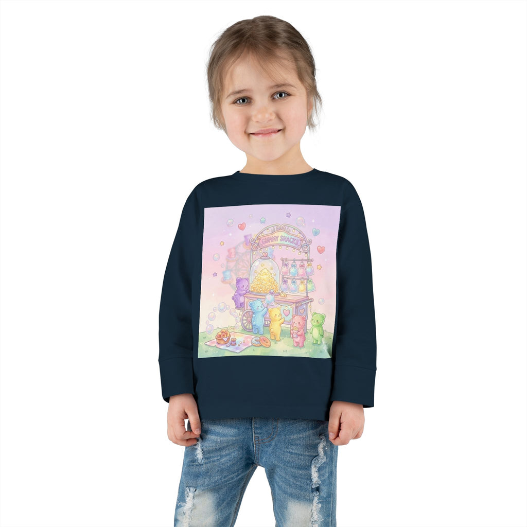 Special Candy Cart, Carnival Oozy Bear Friends- Graphic Long Sleeve Shirt