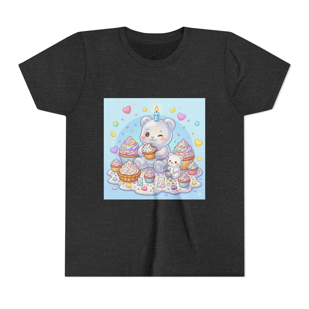 Kawaii Gooey Gummy Birthday Bears — Cute Pastel Dessert Graphic Shirt