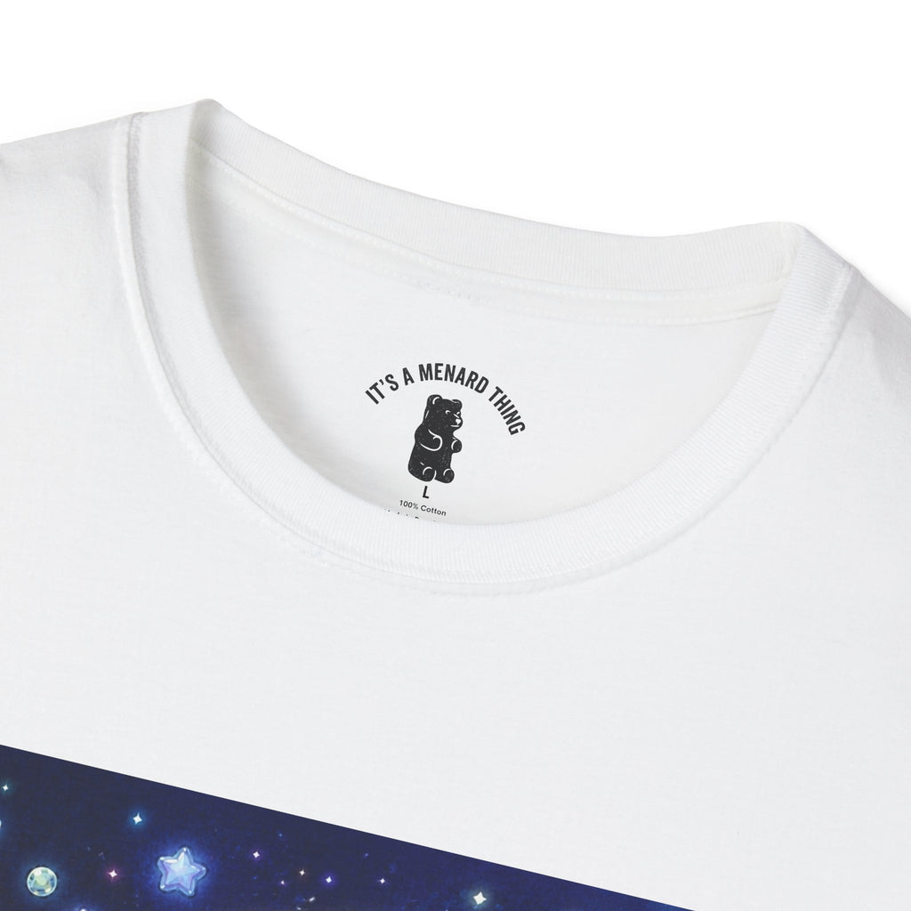 Rodeo Star, Golden Crstyal Gooey Gummy Bear- Kawaii Graphic T-Shirt