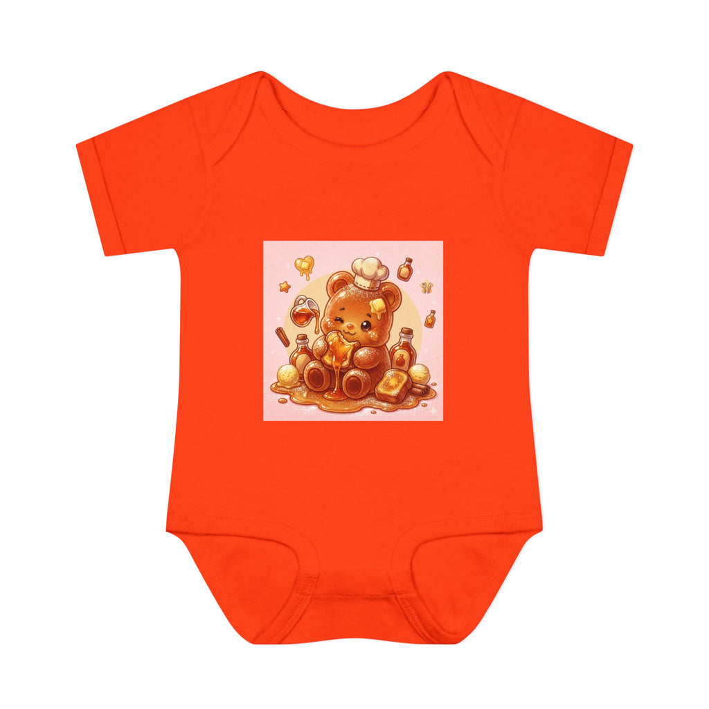 French Toast Gooey with Syrup Gummy Bear & Hearts Design
