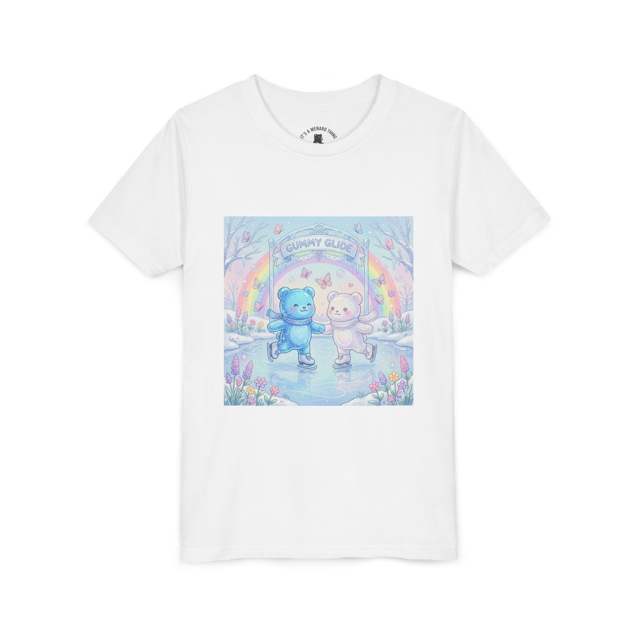 Ice Skating Gooey Gummy Bears- Youth T-Shirt