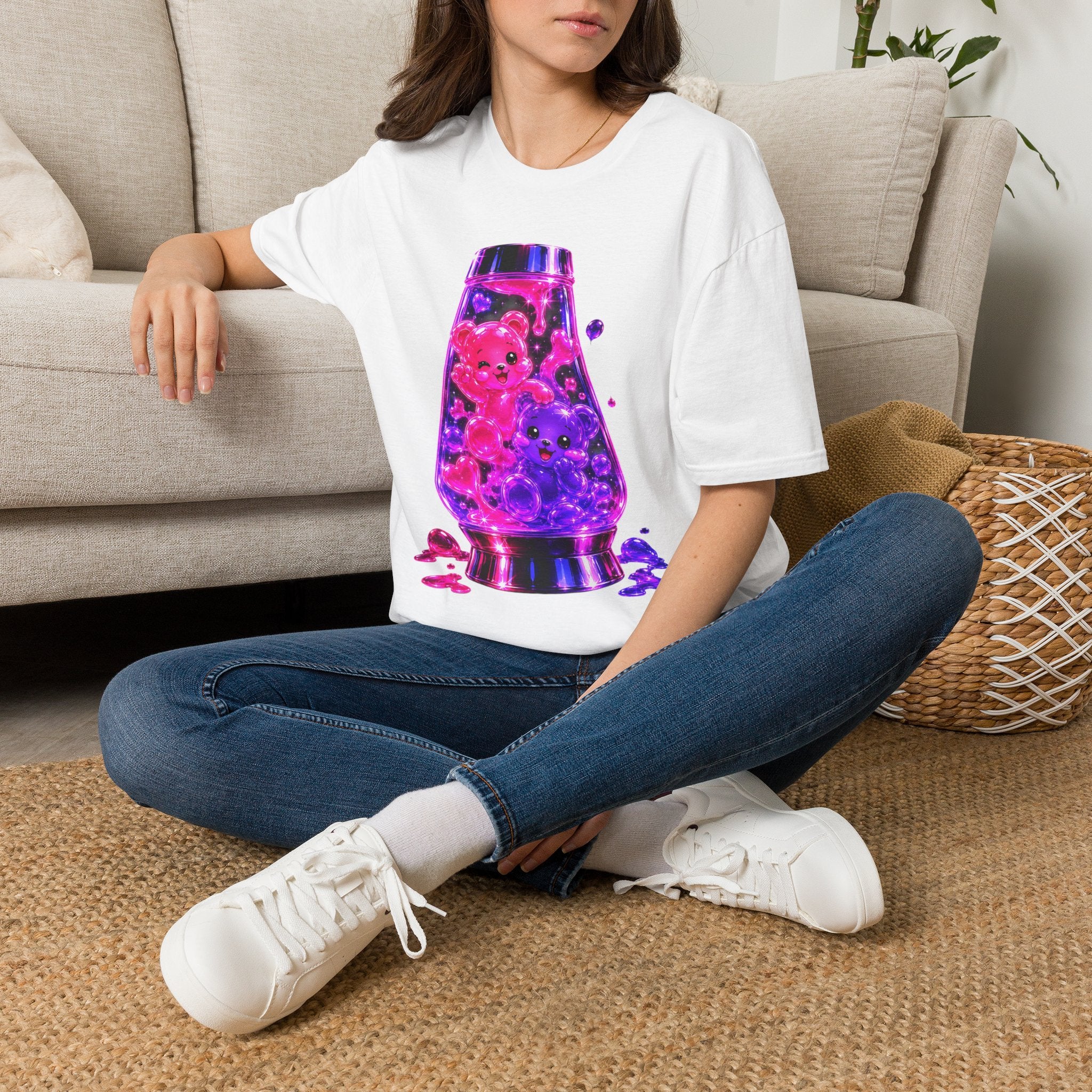Retro Neon Special Lava Lamp, Oozy Bear Duo Gummies- Graphic Shirt