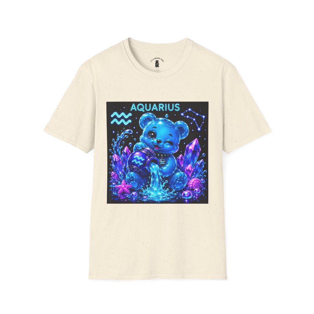 Aquarius Zodiac Astrology Oozy Bear Friend Special Addition- Graphic Shirt
