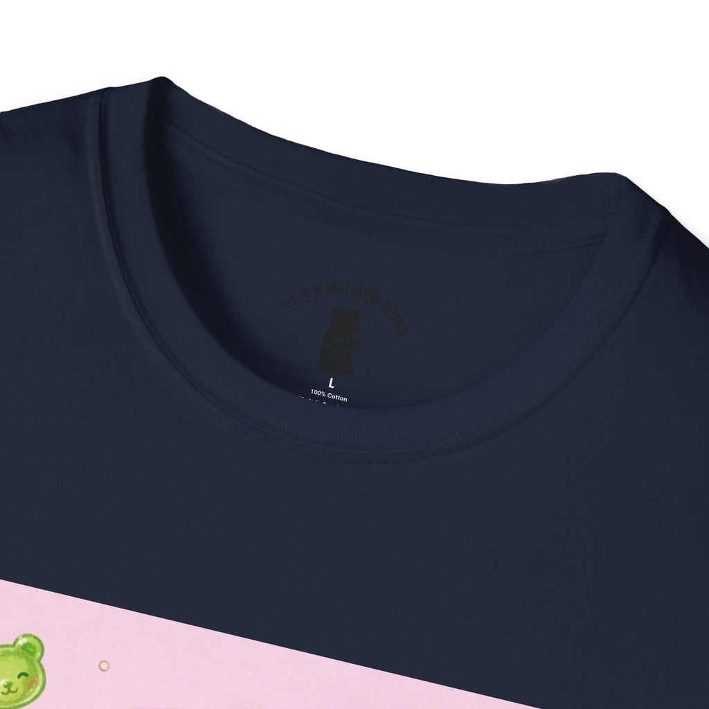 Lime Green Smooth Margaritta Boozy Gooey Gummy Bear- Kawaii Graphic T-Shirt