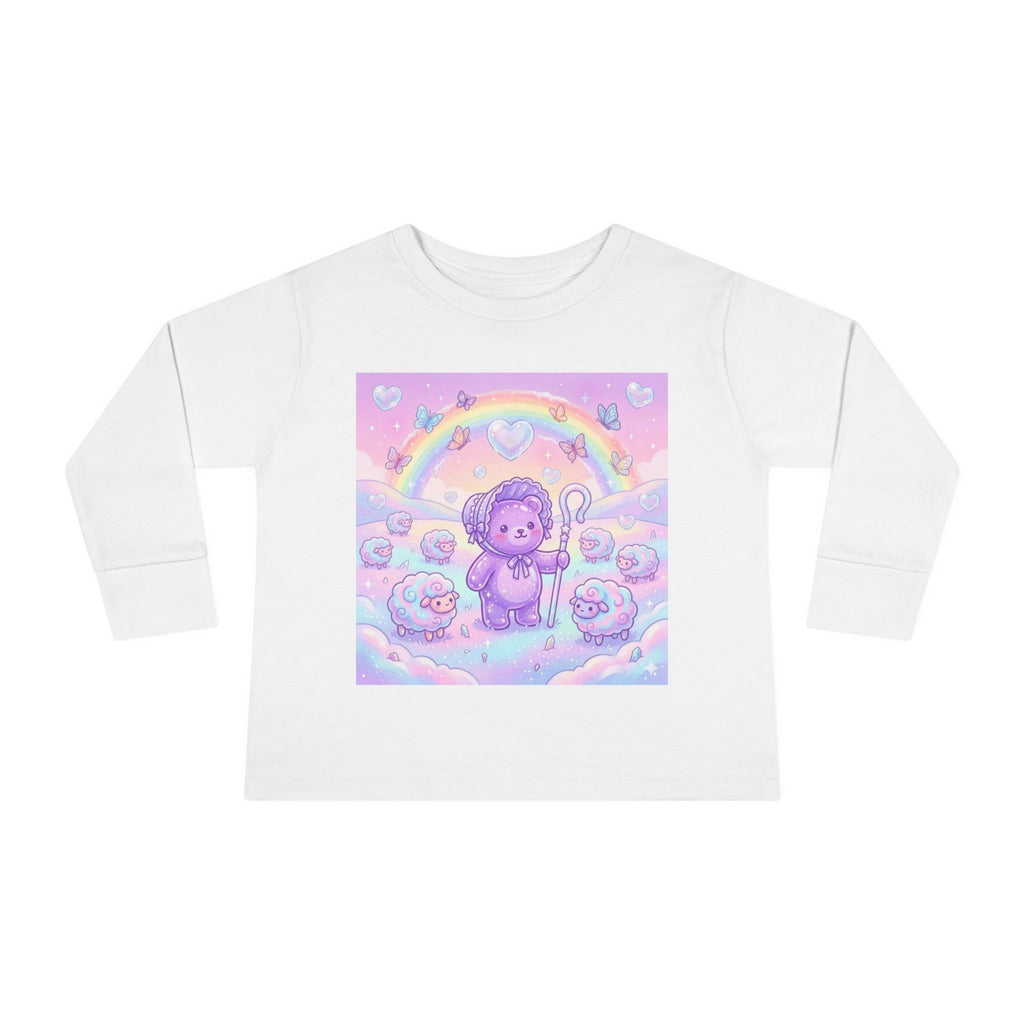 Sweet Dreams, Cotton Candy Sheep & Oozy Shepard of Snoozes_ Graphic Long Sleeve