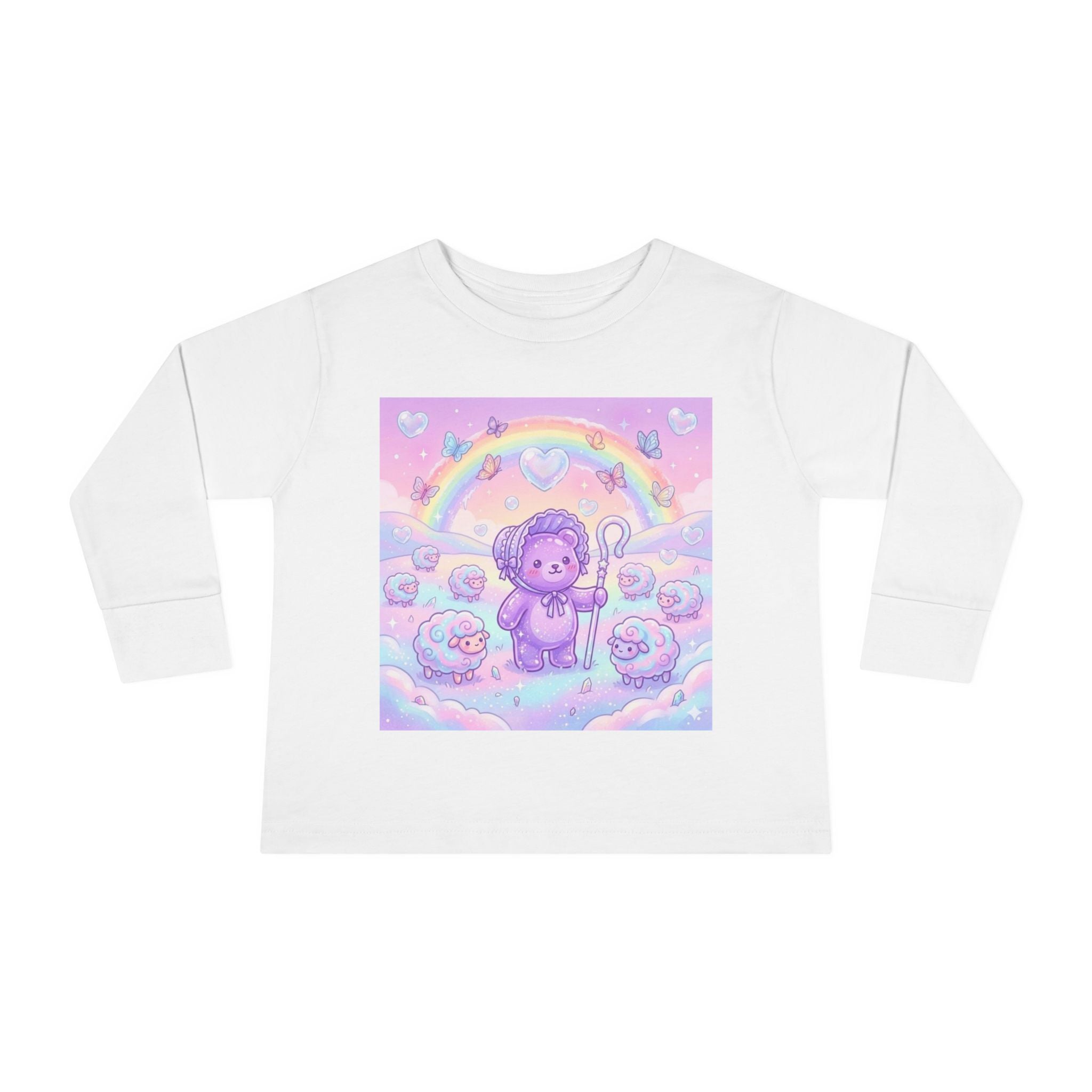 Sweet Dreams, Cotton Candy Sheep & Oozy Shepard of Snoozes_ Graphic Long Sleeve