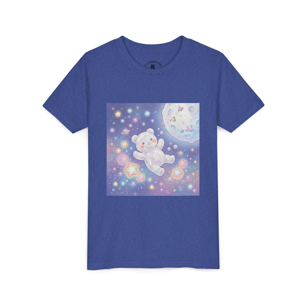 "Float Me to The Moon" Gooey White Crystal Gummy Bear Youth Tee