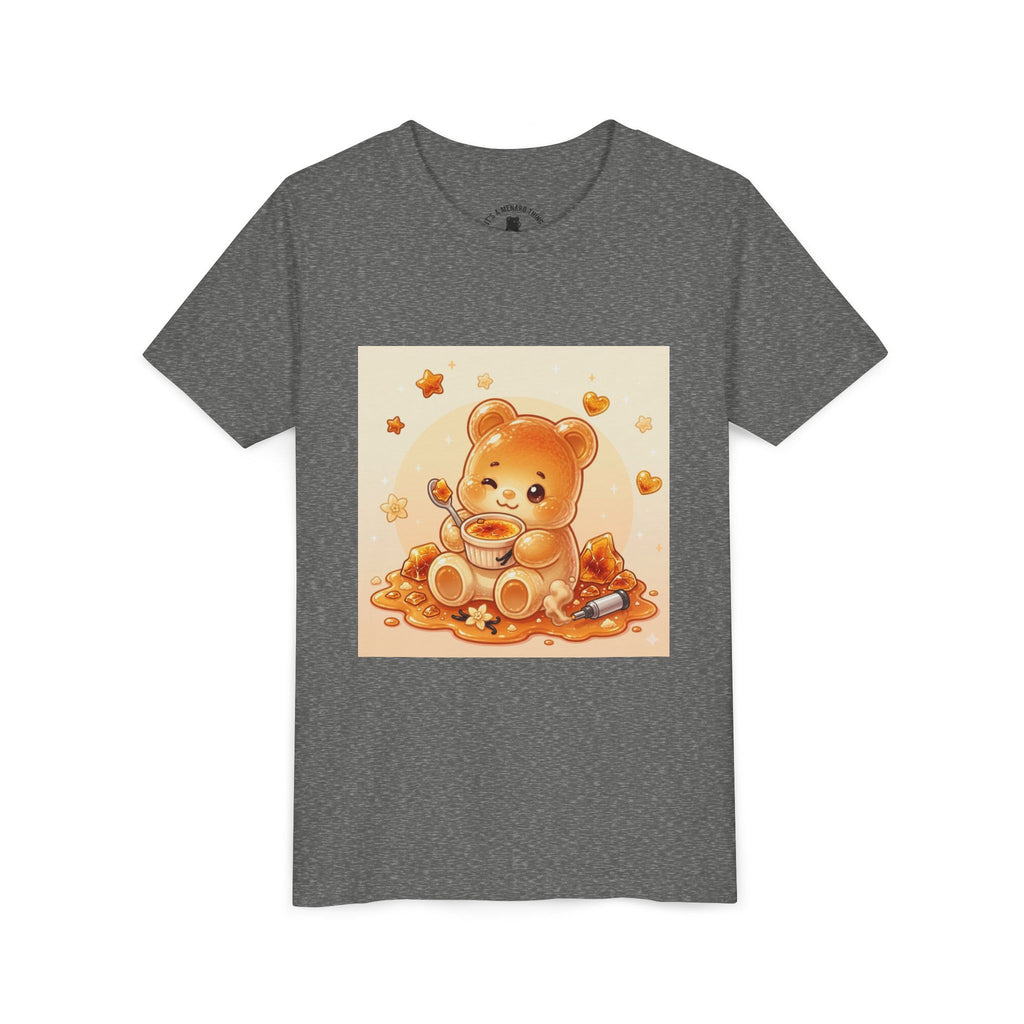 Cream Brulé Crunch Gooey Gummy Bear Graphic Youth Shirt