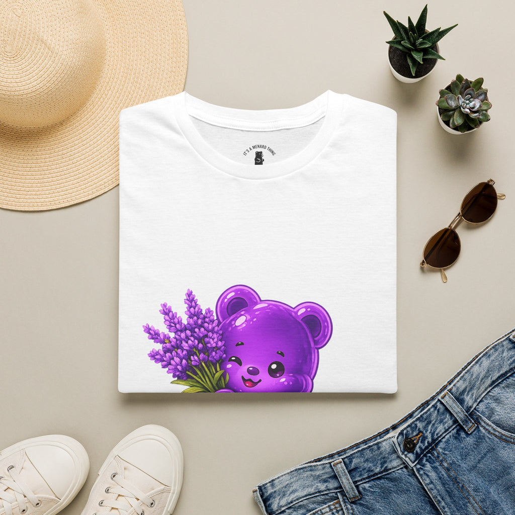 Special Lavender flower, Oozy Bear Gummy Friend- Graphic Shirt