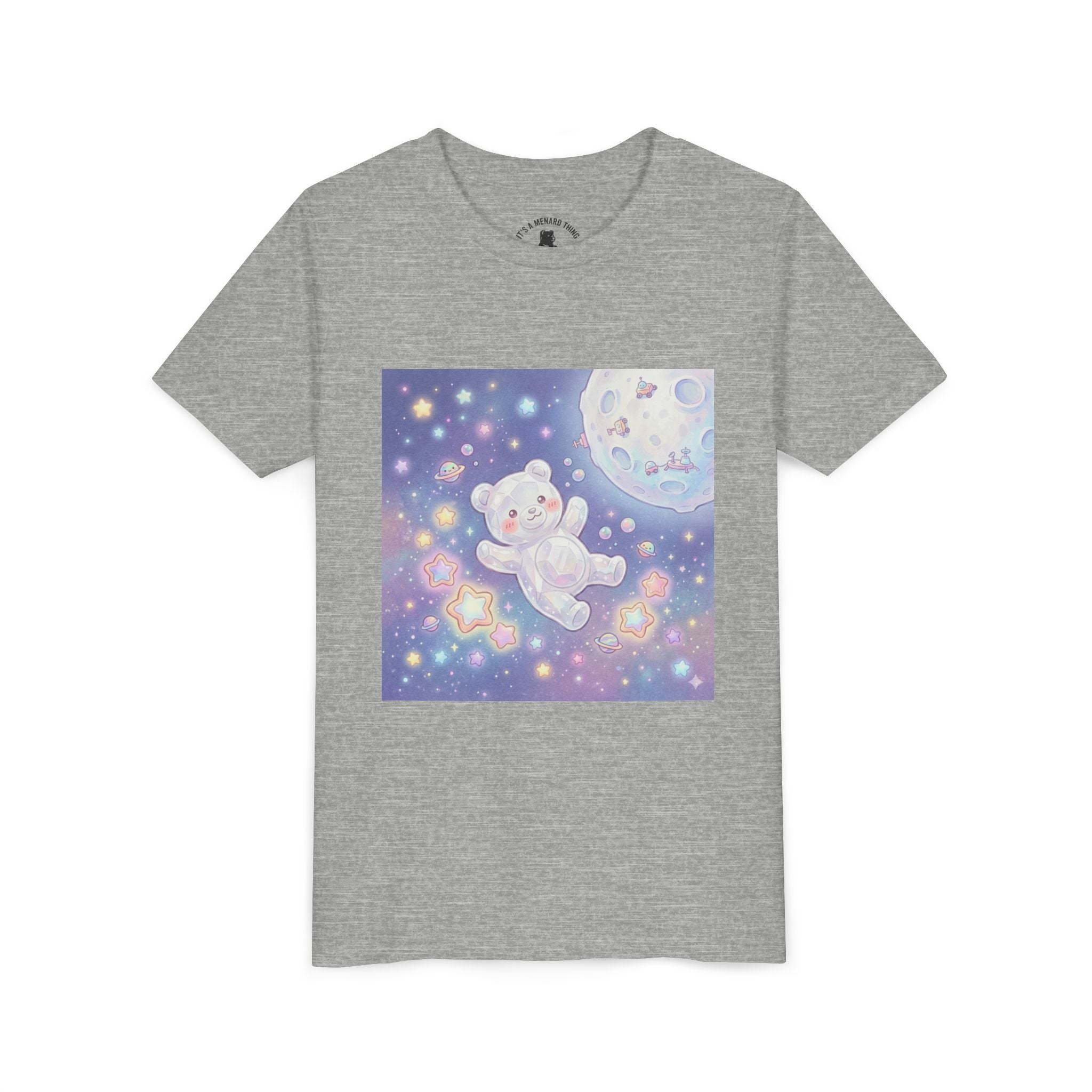 "Float Me to The Moon" Gooey White Crystal Gummy Bear Youth Tee
