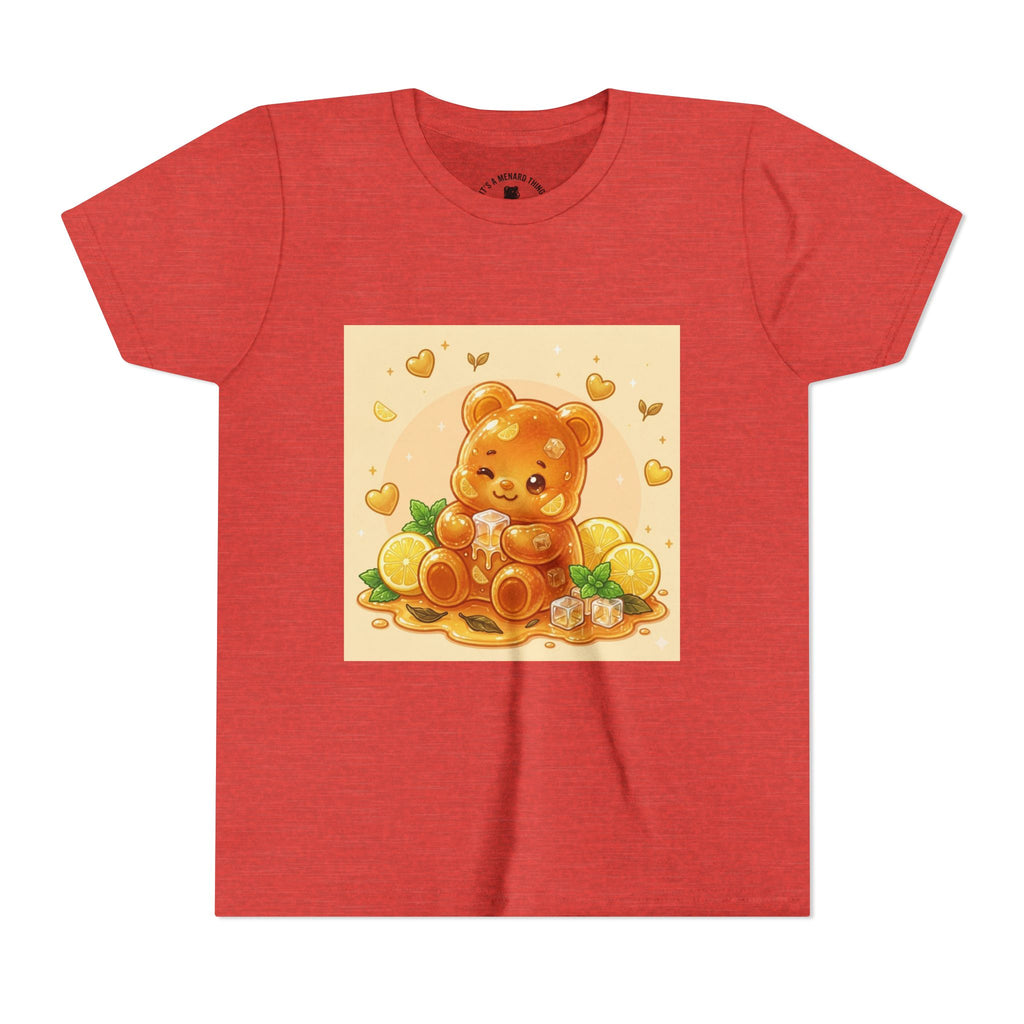 Honey Lemon Iced-Tea Gooey Gummy Bear Youth T-Shirt