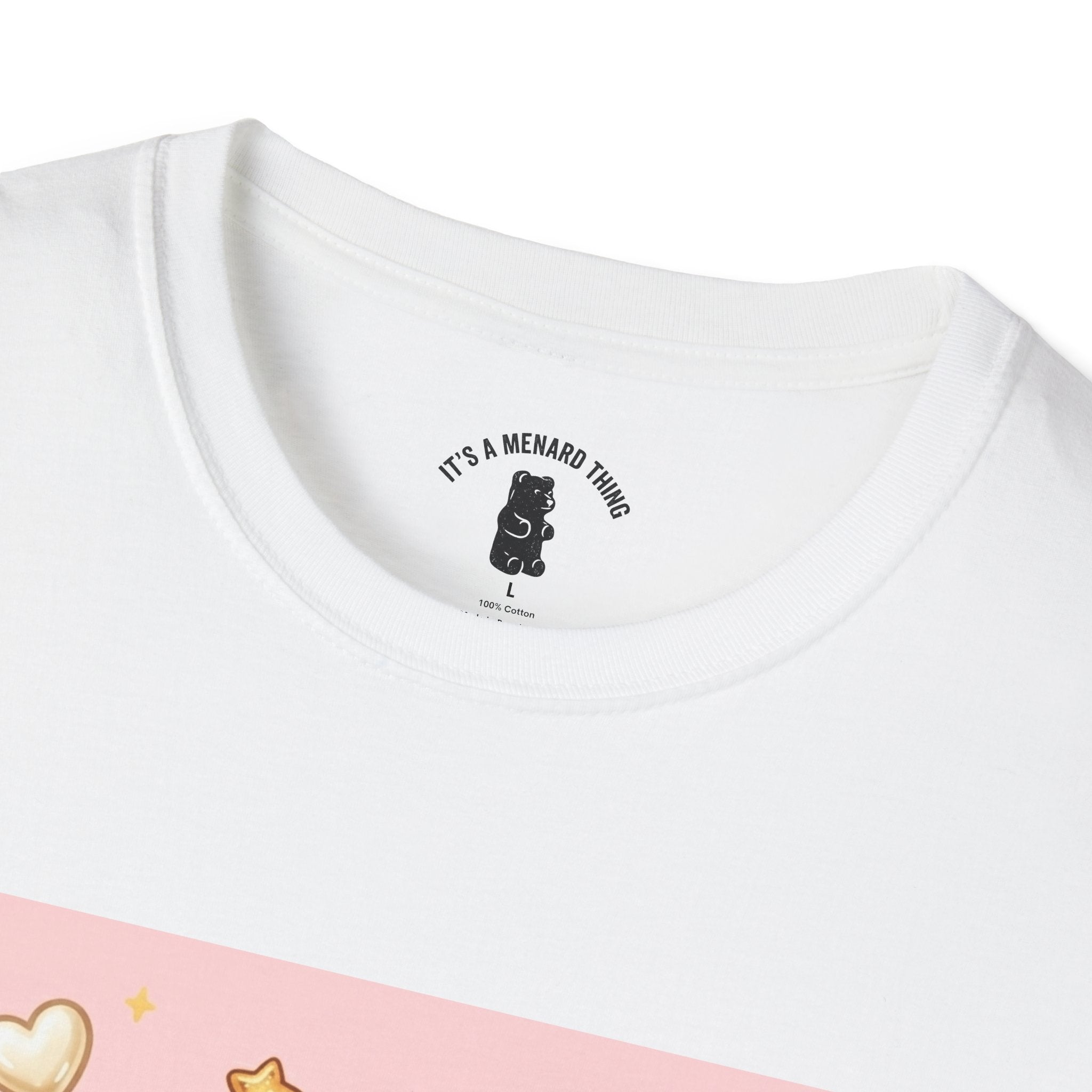 Cute Cheese Danish Gooey Gummy Bear — Kawaii Graphic T-Shirt