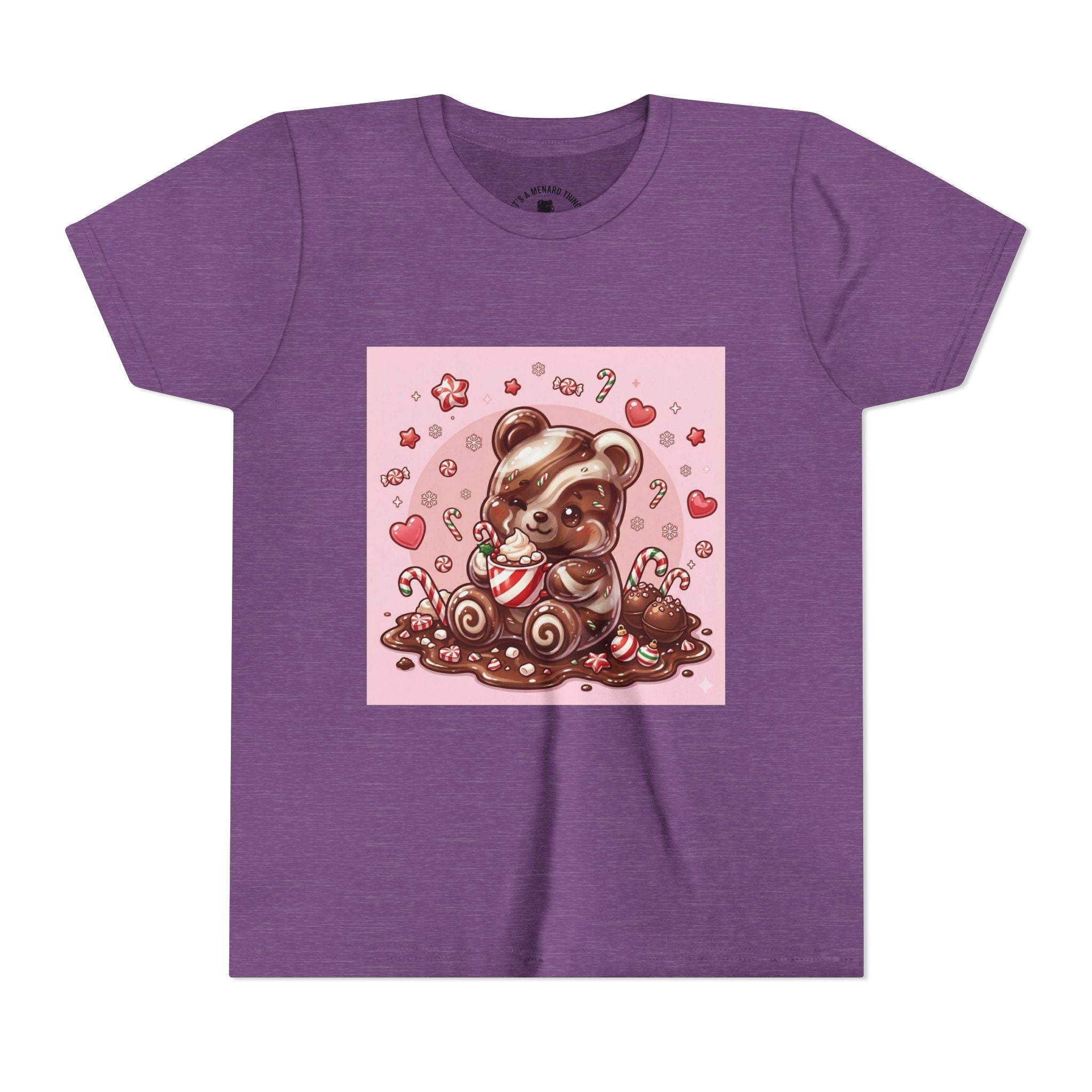 Cute Hot Chocolate Gooey Gummy Bear Holiday Kids Shirt