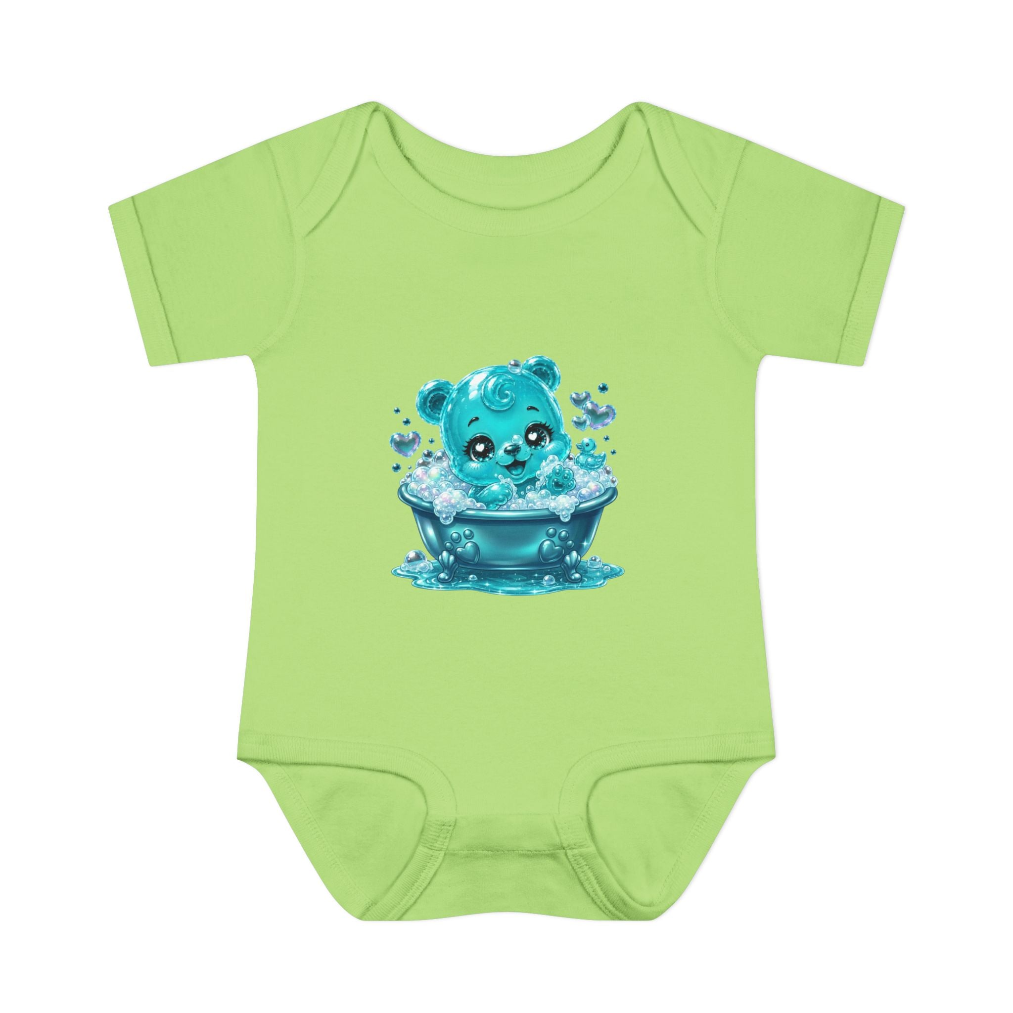 Adorable Bubble Bath Oozy Baby Gummy Bear Cutie Addition- Graphic Onesie