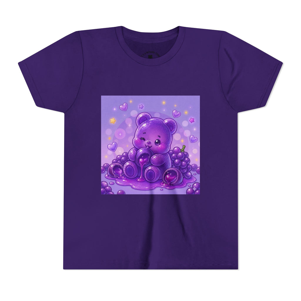 Gooey Grape Gummy Bear Cute Kids Shirt