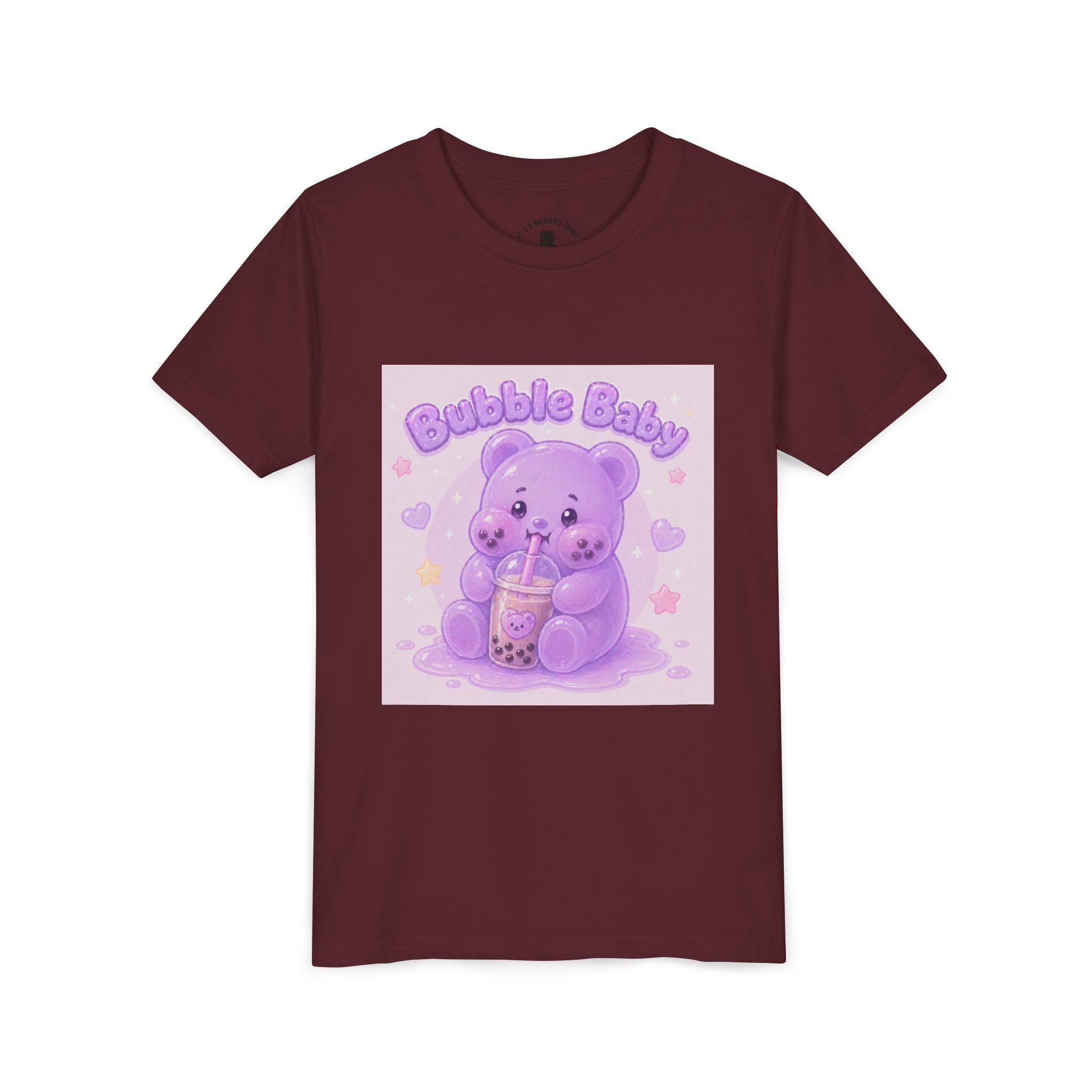 'Bubble Baby' Gooey Gummy Bear Boba Milk Tea Graphic