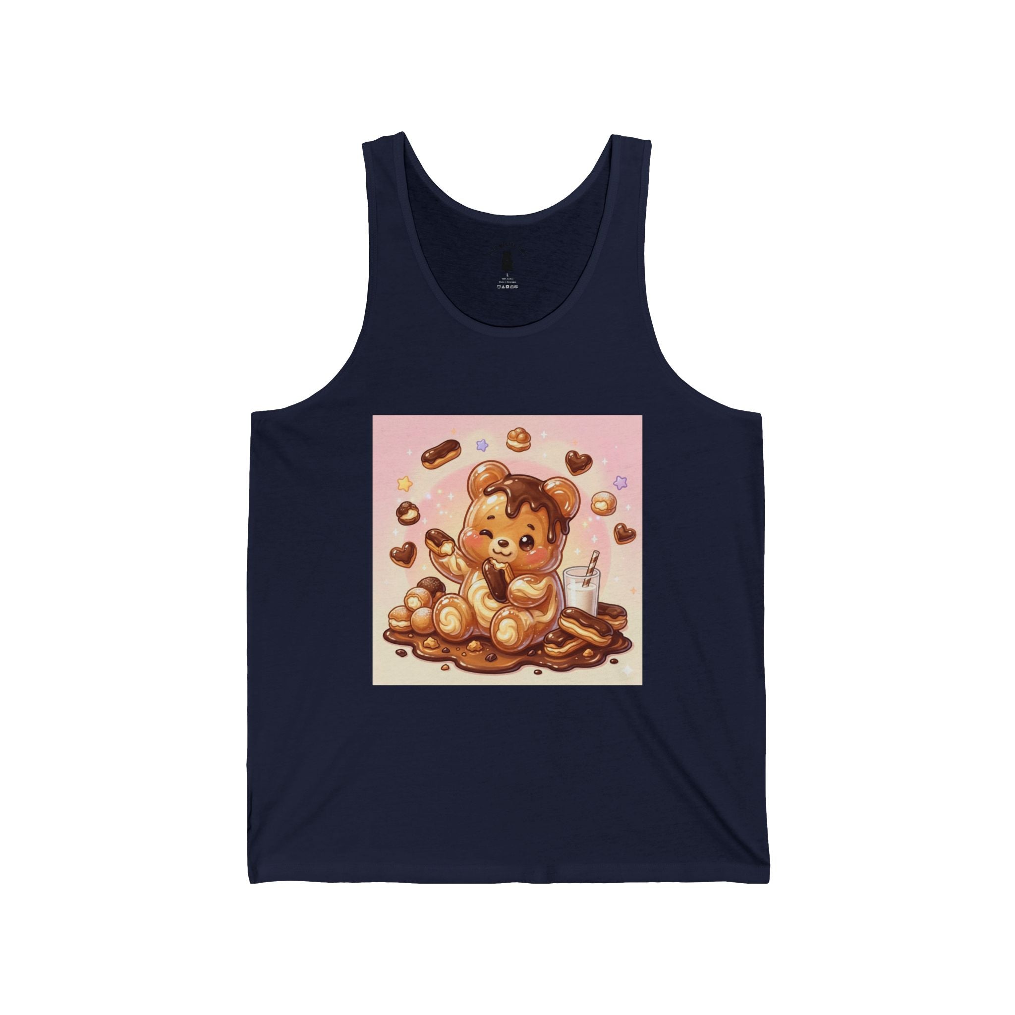 Chocolate Eclairs, Sweet Cream Gooey Gummy Bear — Sweet Graphic T-Shirt