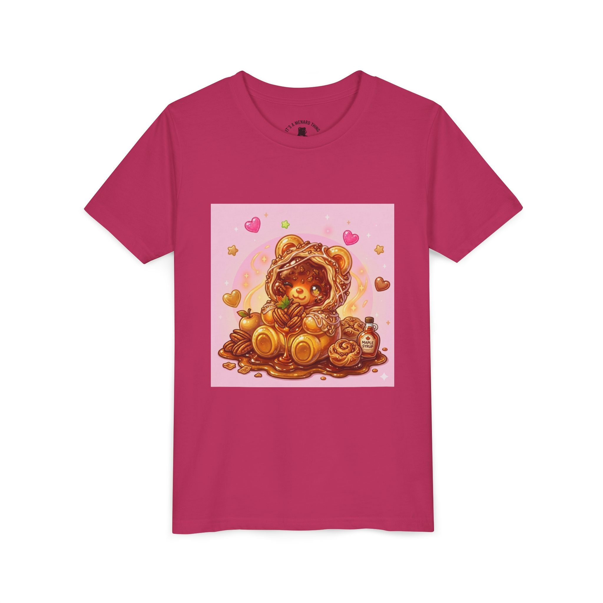 Cinnamon, Butter & Pecan Danish Gooey Gummy Bear Youth T-Shirt