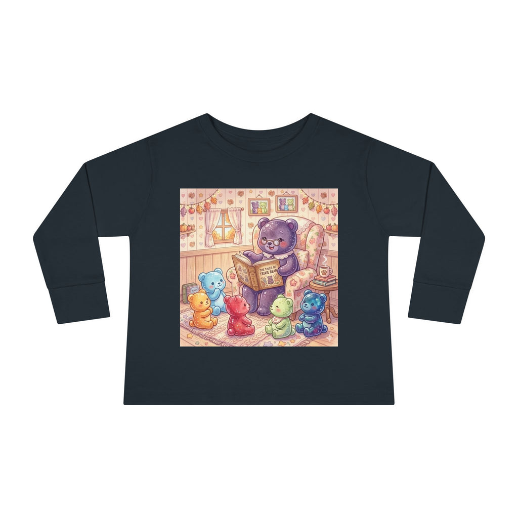Nana Oozy Gummy Bear Story Time- Graphic Long Sleeve Shirt