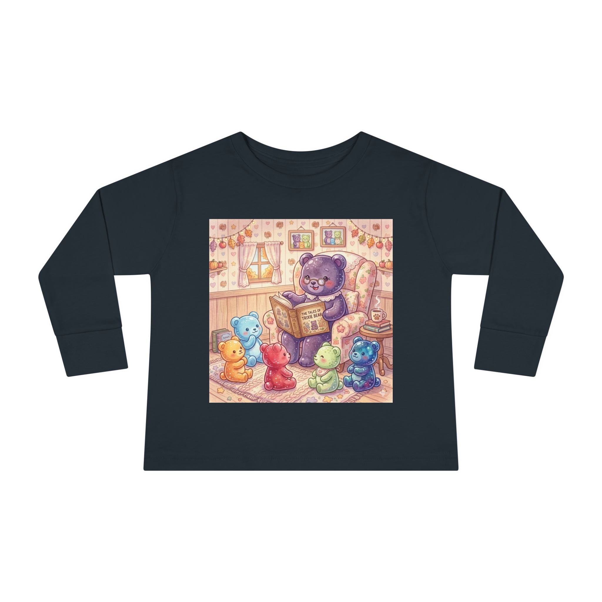 Nana Oozy Gummy Bear Story Time- Graphic Long Sleeve Shirt