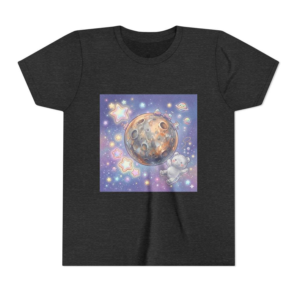 Lets Study Mercury, Silver Gooey Crystal Gummy Bear-Galaxy Graphic Youth Shirt