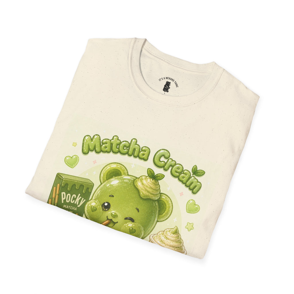 Matcha Cream Gooey Gummy Bear — Cute Green Tea Kawaii Graphic Tee