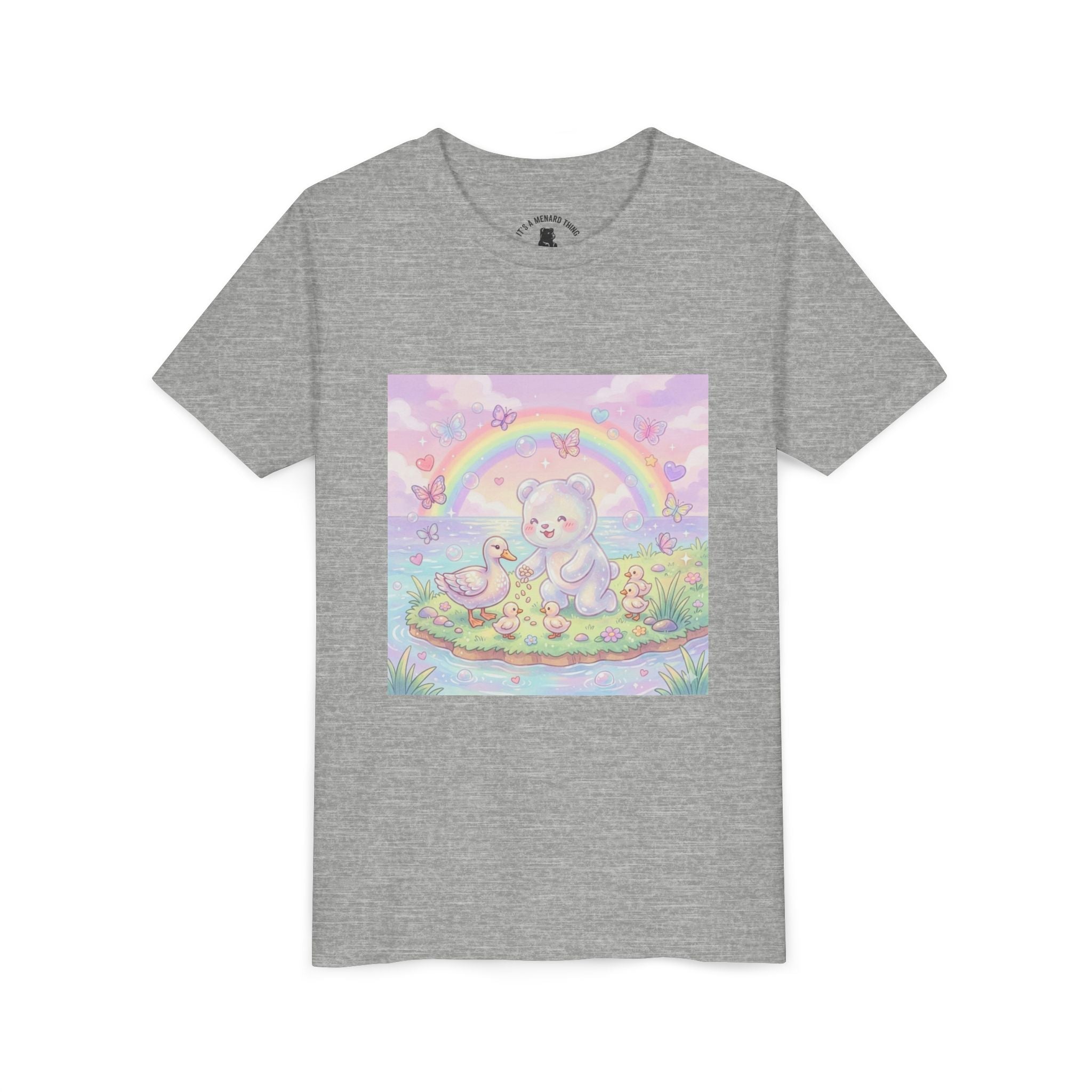 Duck Feeding, Gooey Gummy Friend- Graphic T-Shirt