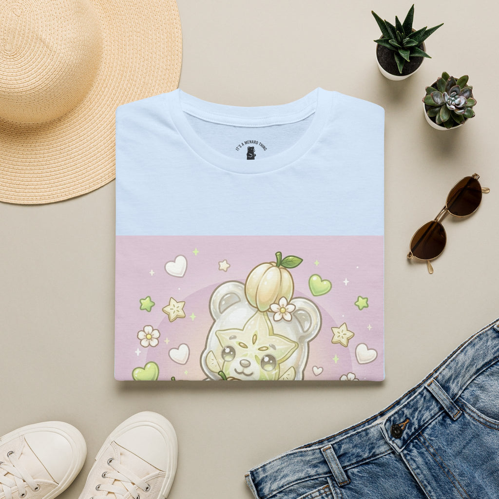 Cute Pumpkin Bear T-Shirt — Pastel Kawaii Fall Tee