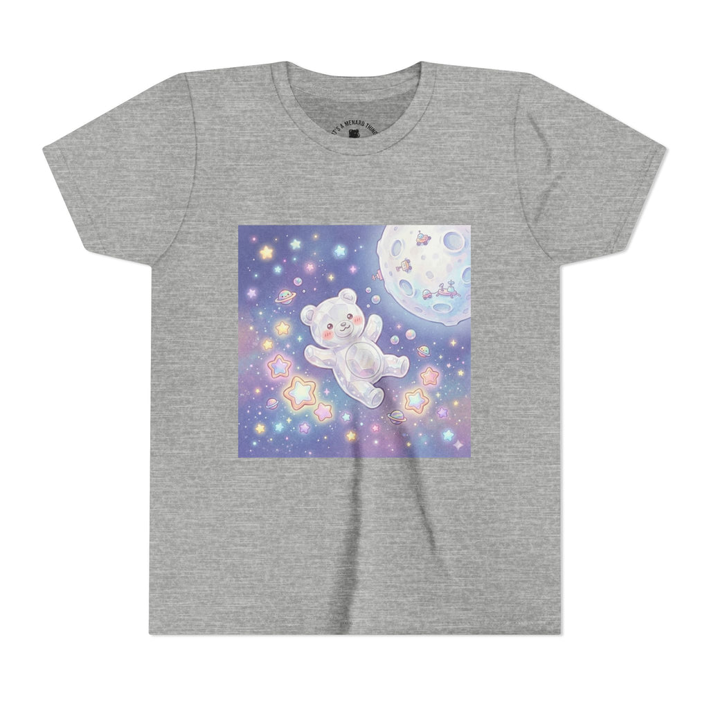 "Float Me to The Moon" Gooey White Crystal Gummy Bear Youth Tee