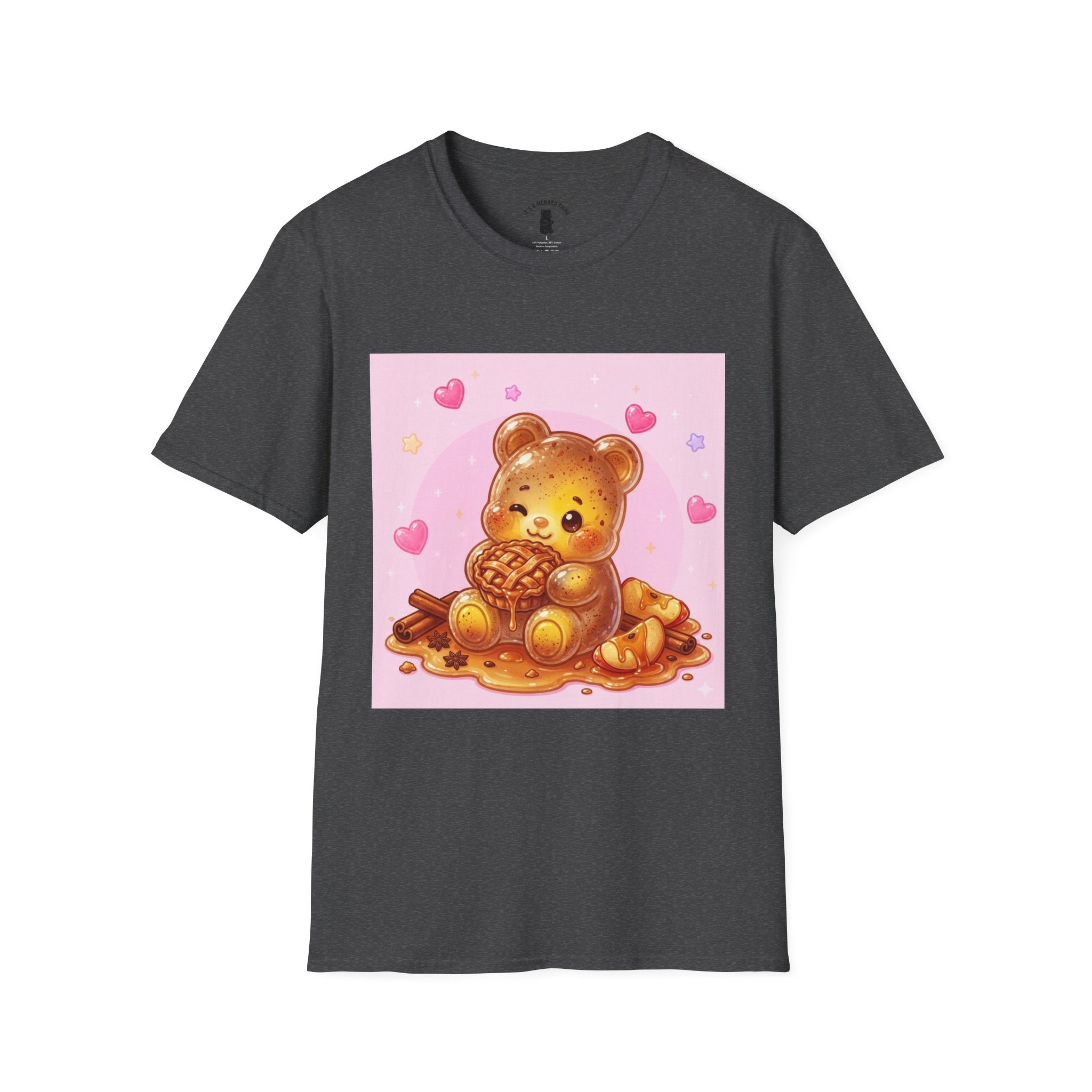 Warm Fresh Apple Cinnamon Pie Gooey Gummy Bear- Graphic T-Shirt