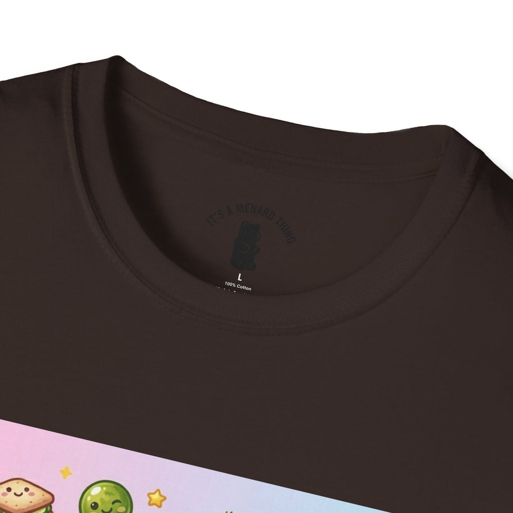 Sour Dill Pickle, Exotic Gooey Gummy Bear — Kawaii Graphic T-Shirt