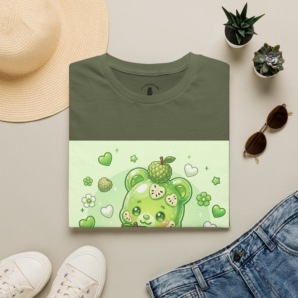 Yummy Ripe Sugar Apple, Exotic Oozy Gummy Bear- Kawaii Graphic Shirt