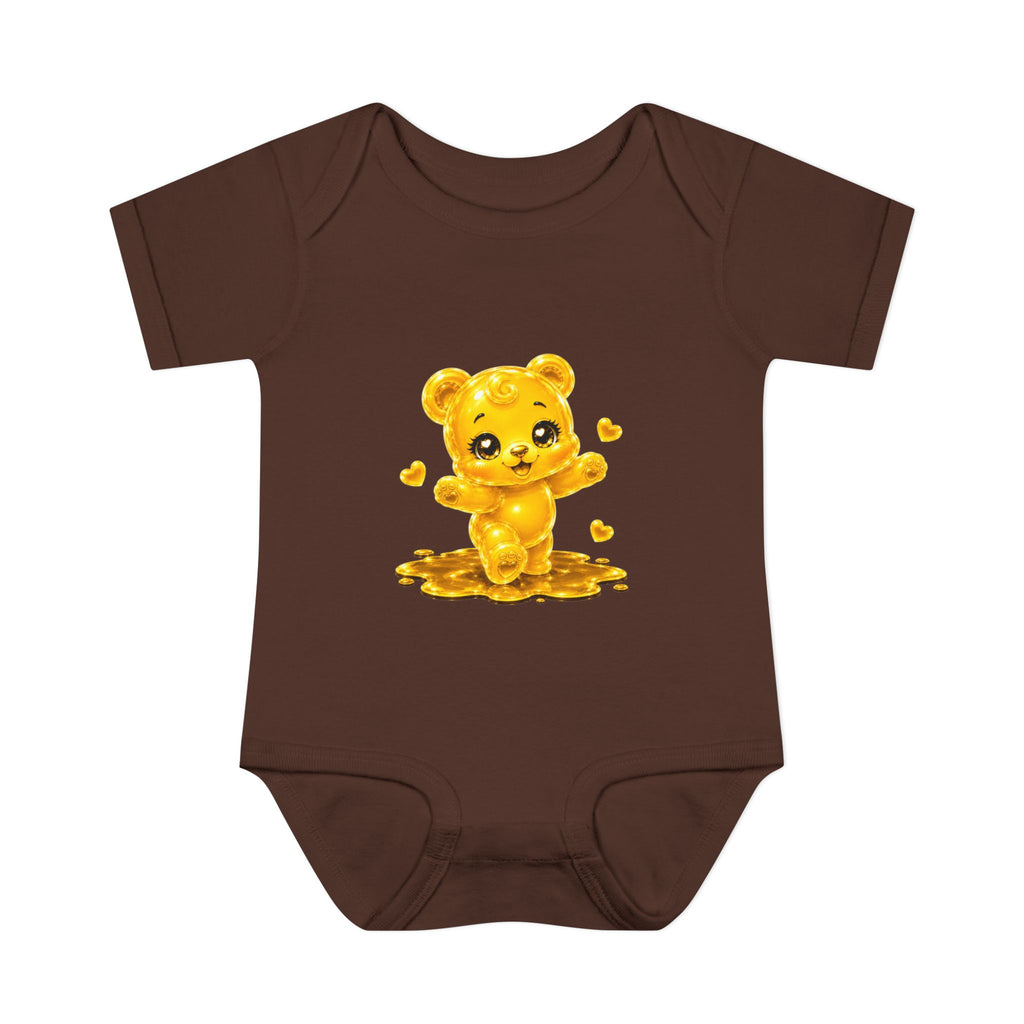 Baby Golden Oozy Gummy Bears First Steps, Cutie Addition- Graphic Onesie