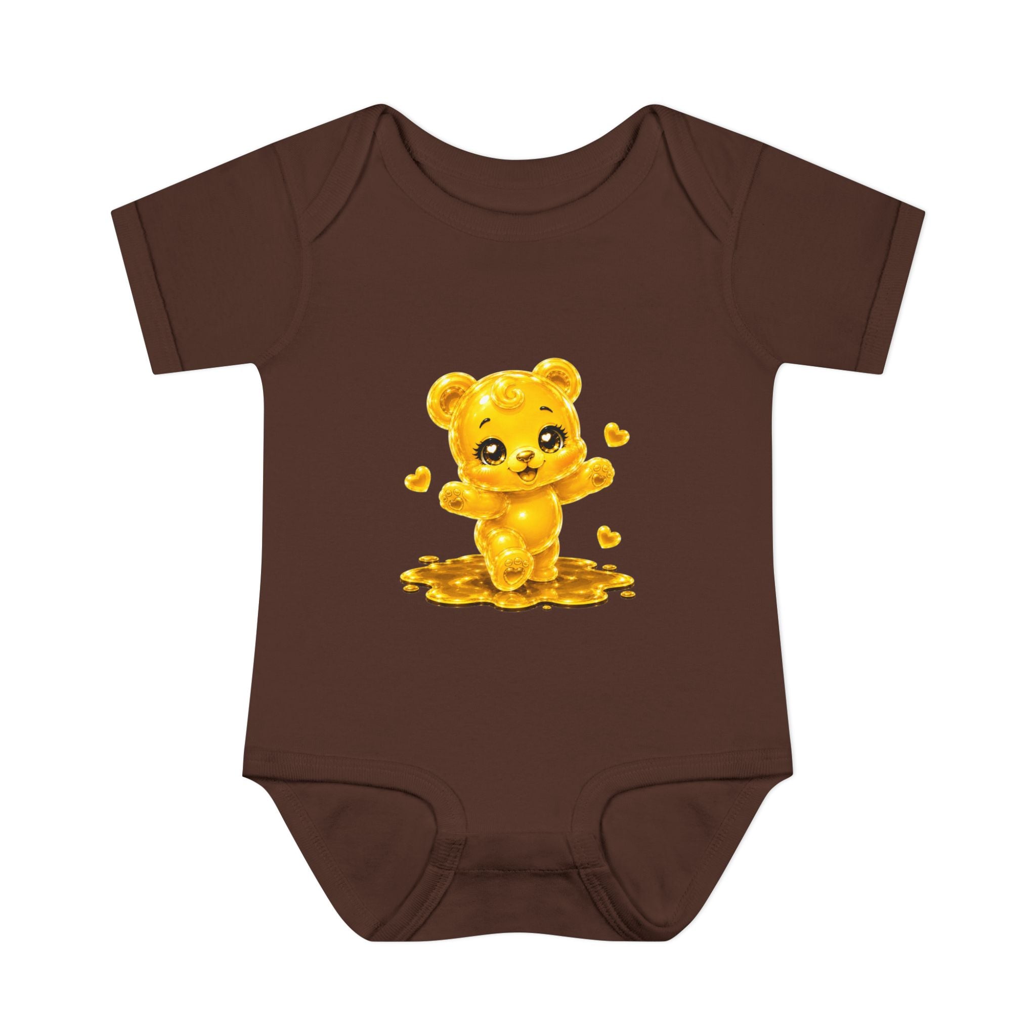 Baby Golden Oozy Gummy Bears First Steps, Cutie Addition- Graphic Onesie
