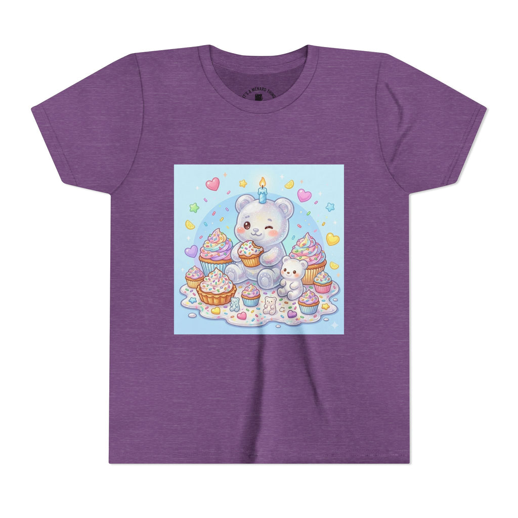 Kawaii Gooey Gummy Birthday Bears — Cute Pastel Dessert Graphic Shirt