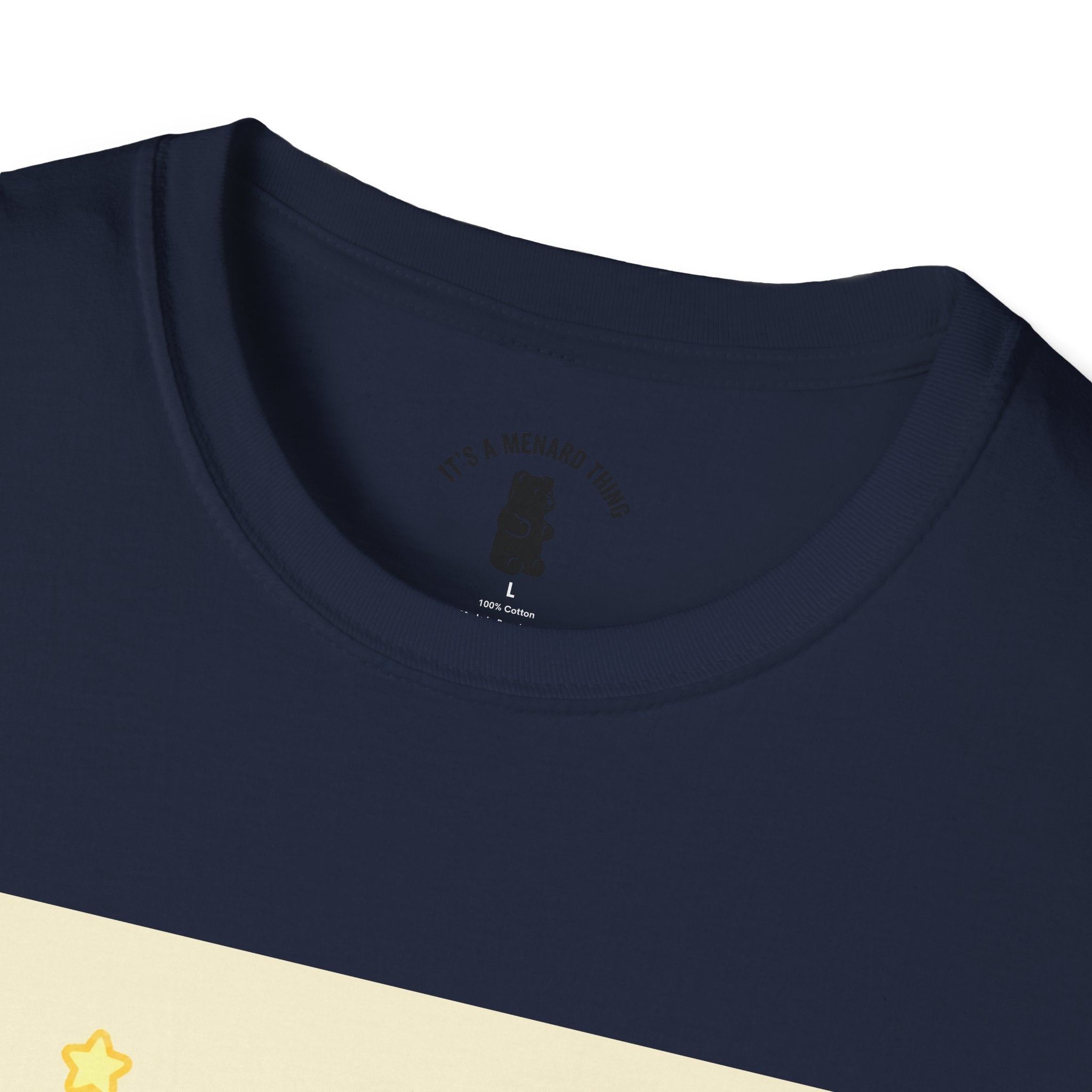 "Good Vibes Only" Yellow Gooey Gummy Bear- Cute Graphic Tee