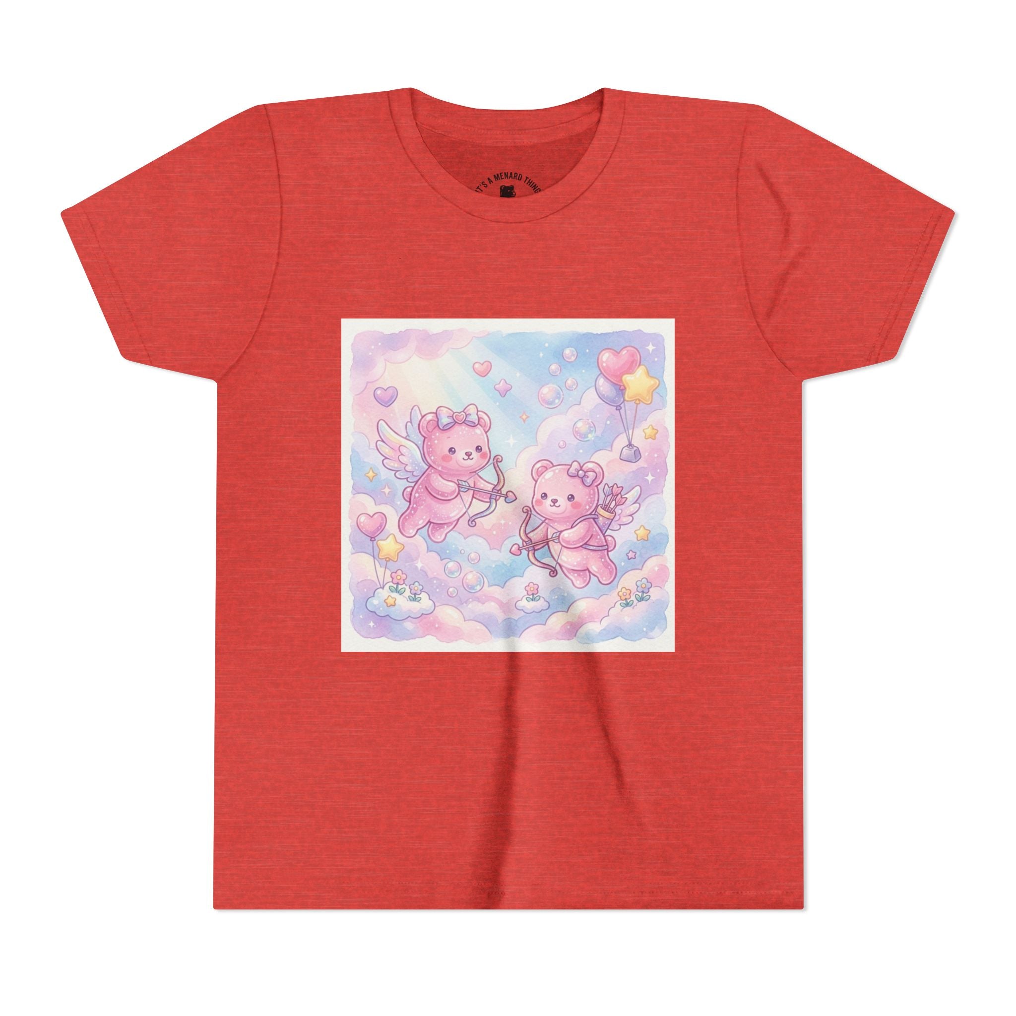 Cherub Angels Gooey Gummy Bear Friends- Hearts Pastel Cloud Graphic