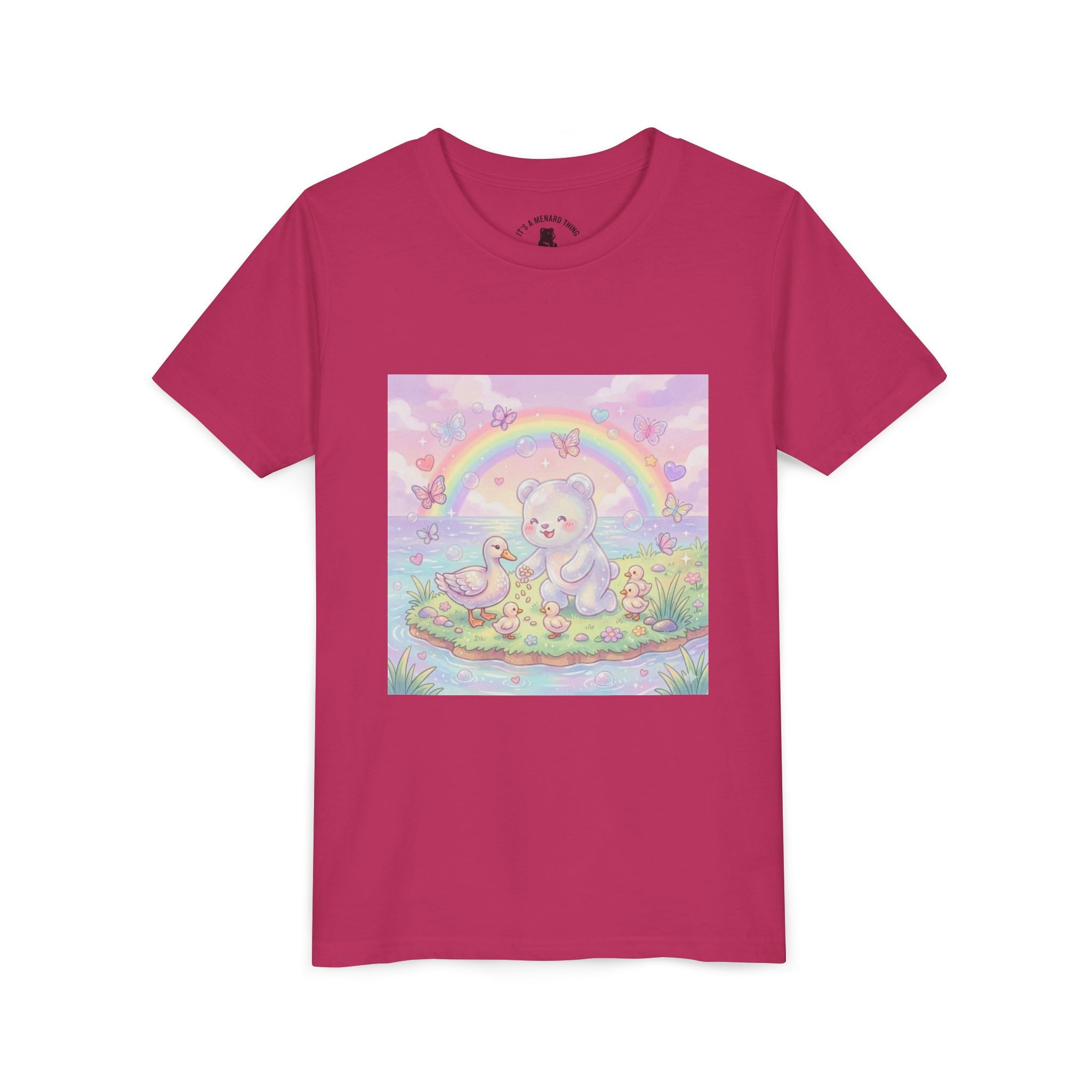 Duck Feeding, Gooey Gummy Friend- Graphic T-Shirt