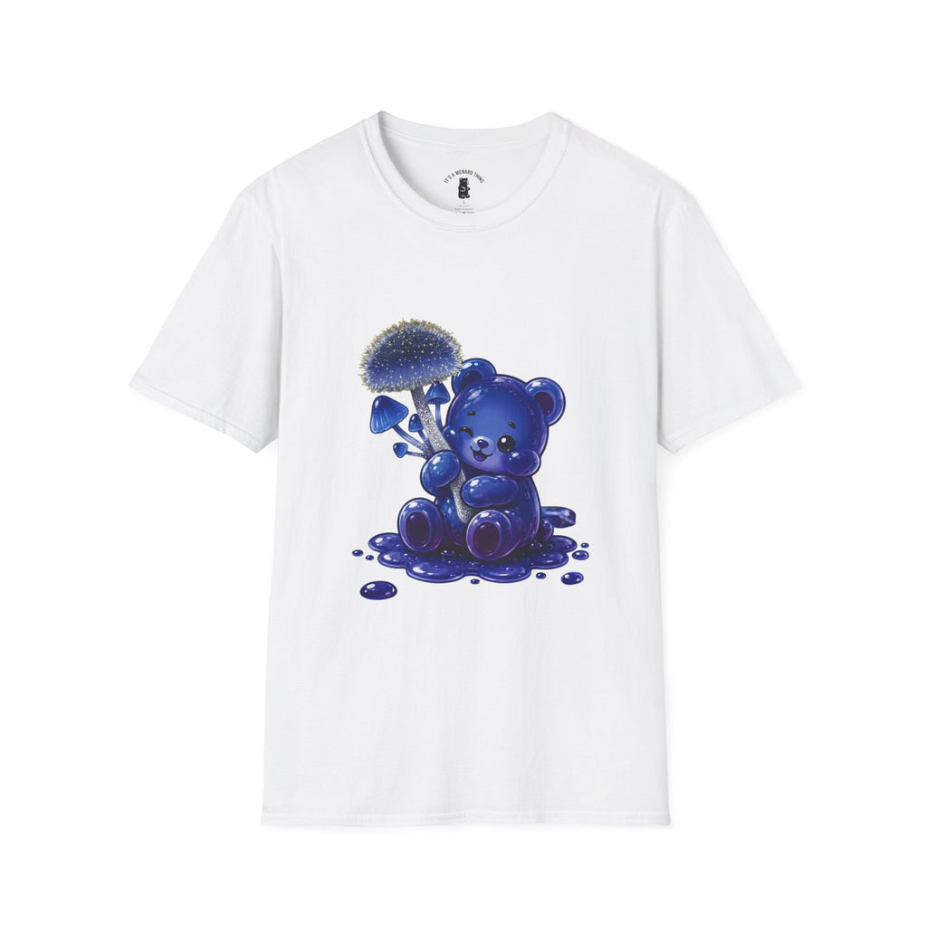 Special Small Blue Mushroom, Oozy Bears Gummy Friend- Graphic Shirt