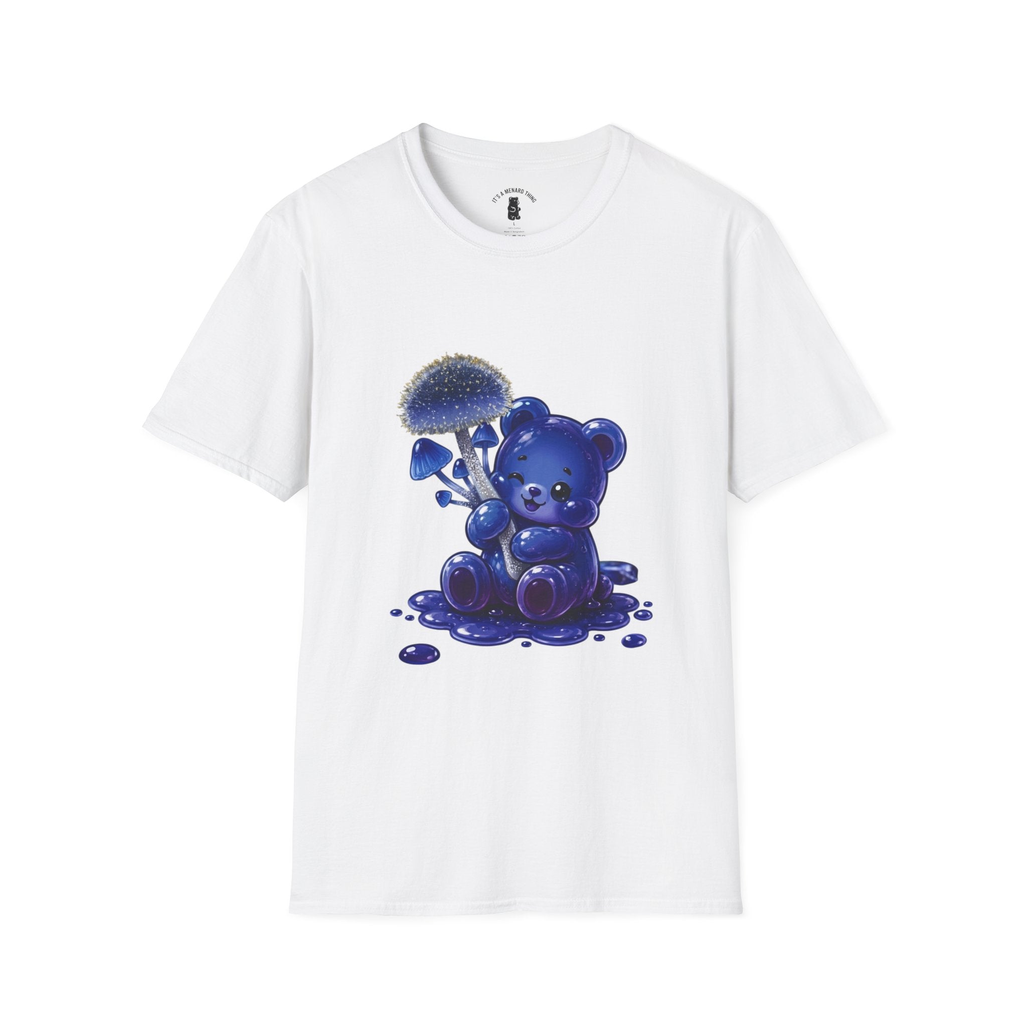 Special Small Blue Mushroom, Oozy Bears Gummy Friend- Graphic Shirt