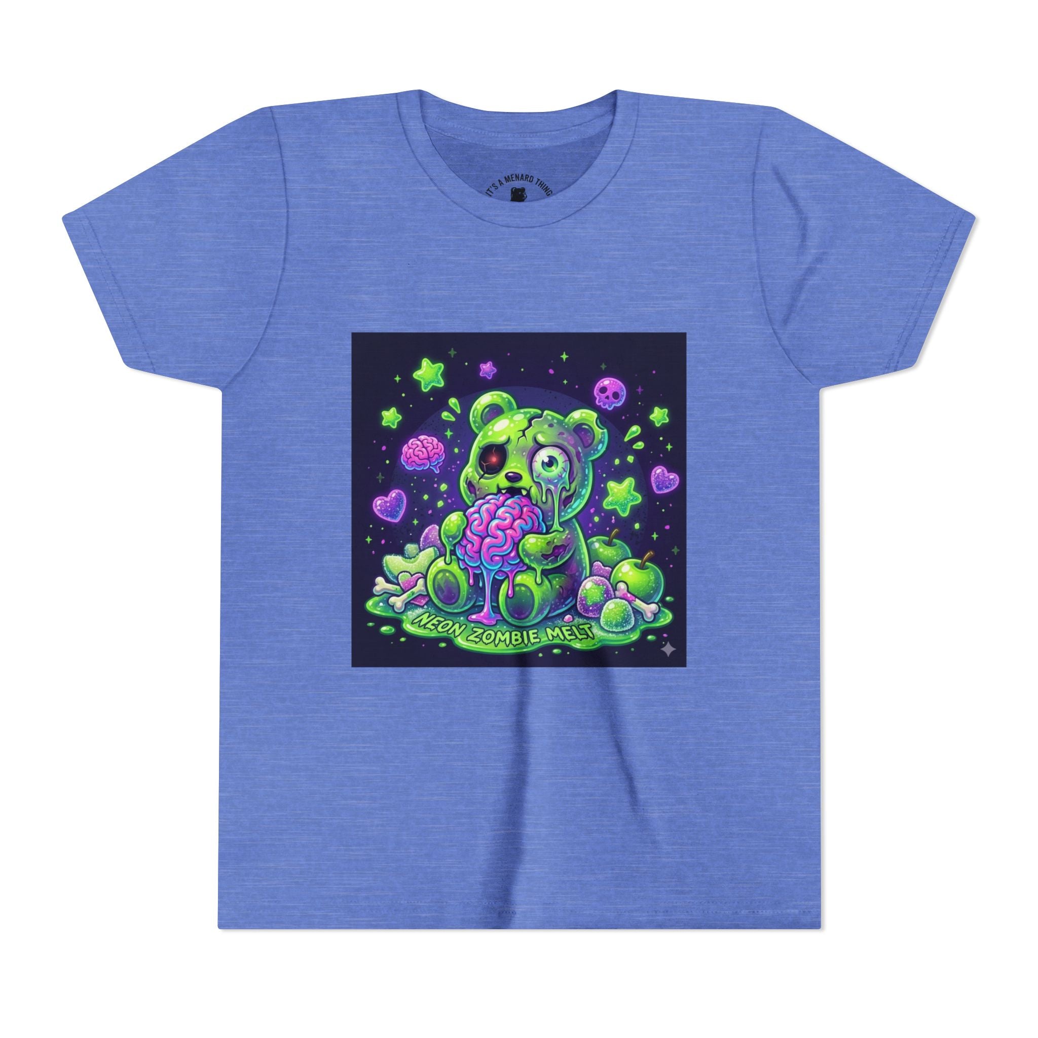 Neon Zombie Gooey Gummy Bear Graphic Tee