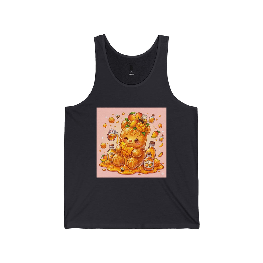 Delicous Ripe Mango, Exotic Fruit Gooey Gummy Bear — Kawaii Graphic Tank Top