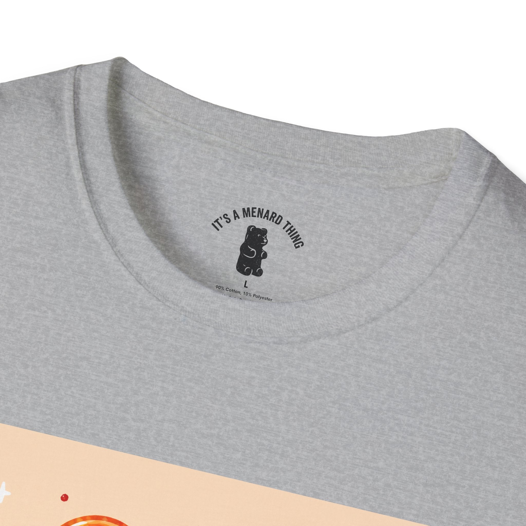 'Spicy Mood' Gooey Gummy Bear T-Shirt —Fiery Kawaii Graphic Tee