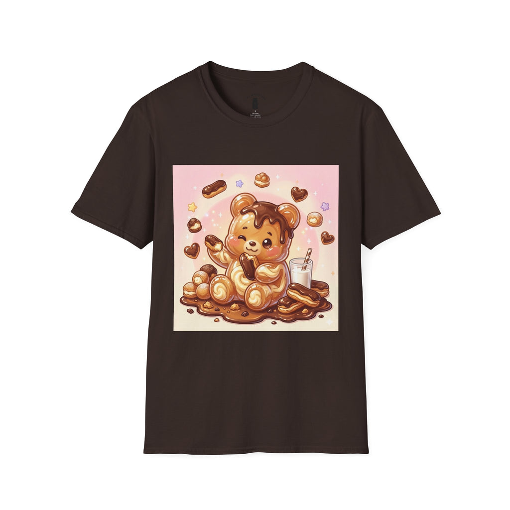 Simpley Sweet Eclair, Fudgey Oozy Bear Friend- Kawaii Graphic Shirt