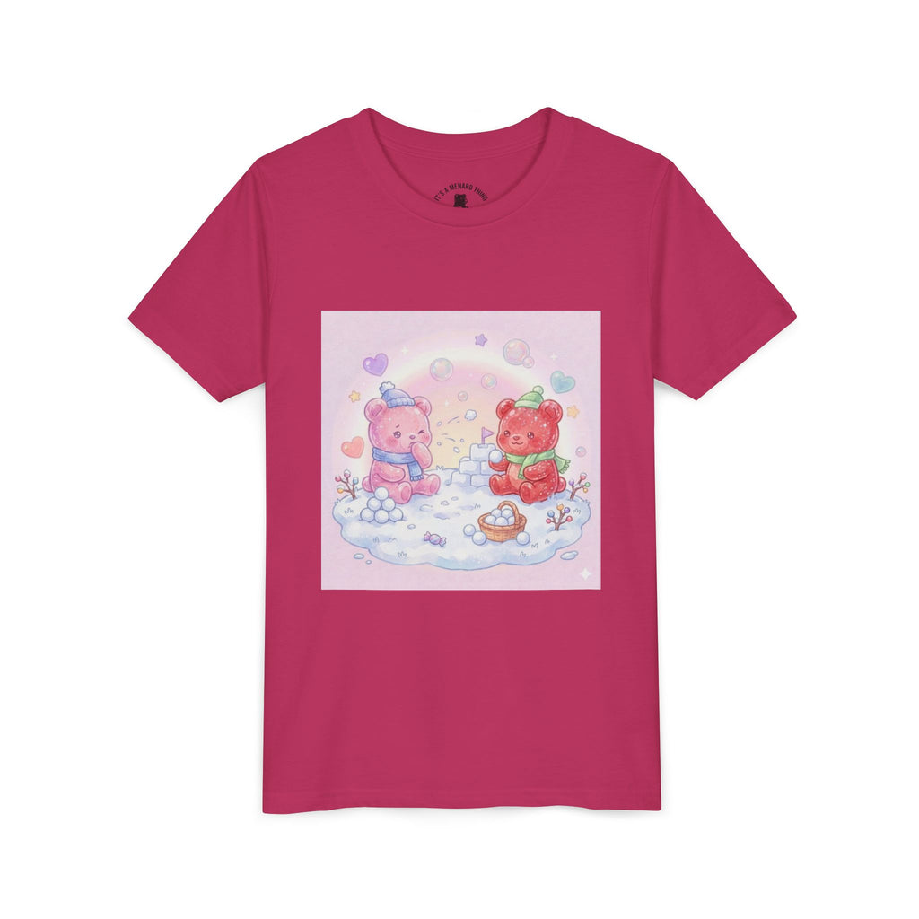 Duo Gooey Gummy Bear Snowball game T-Shirt