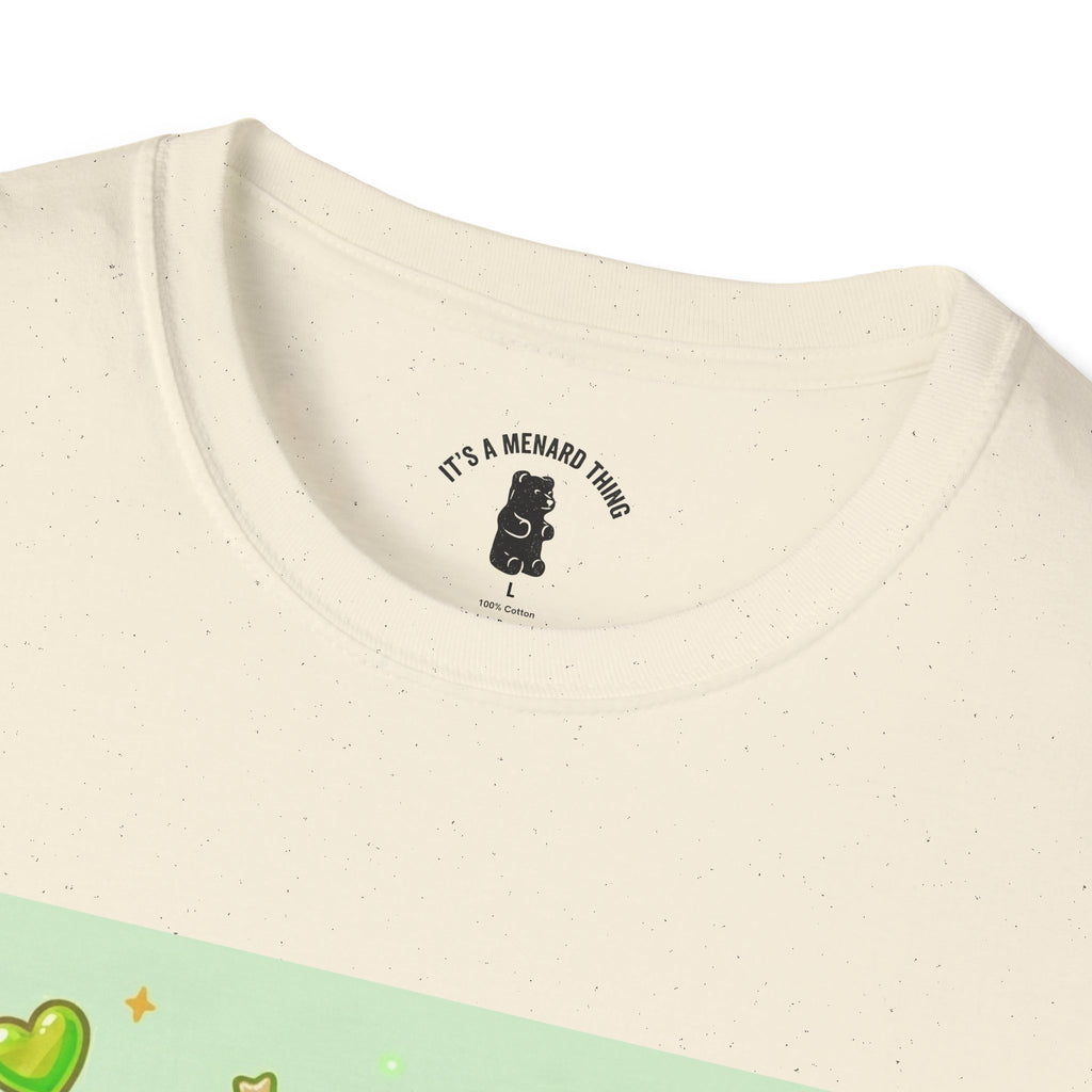 Kiwi Green Gooey Gummy Bear T-Shirt — Cute Graphic Tee