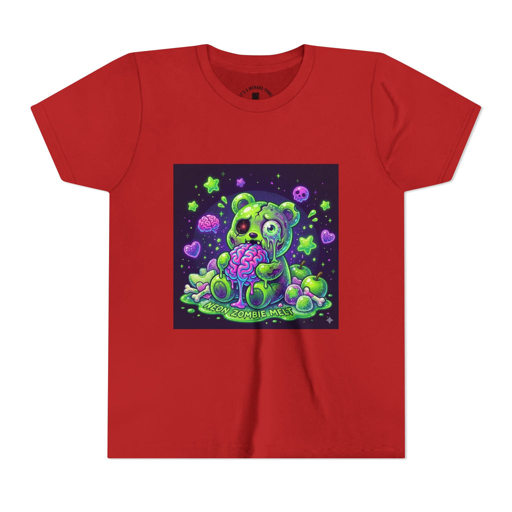 Neon Zombie Gooey Gummy Bear Graphic Tee