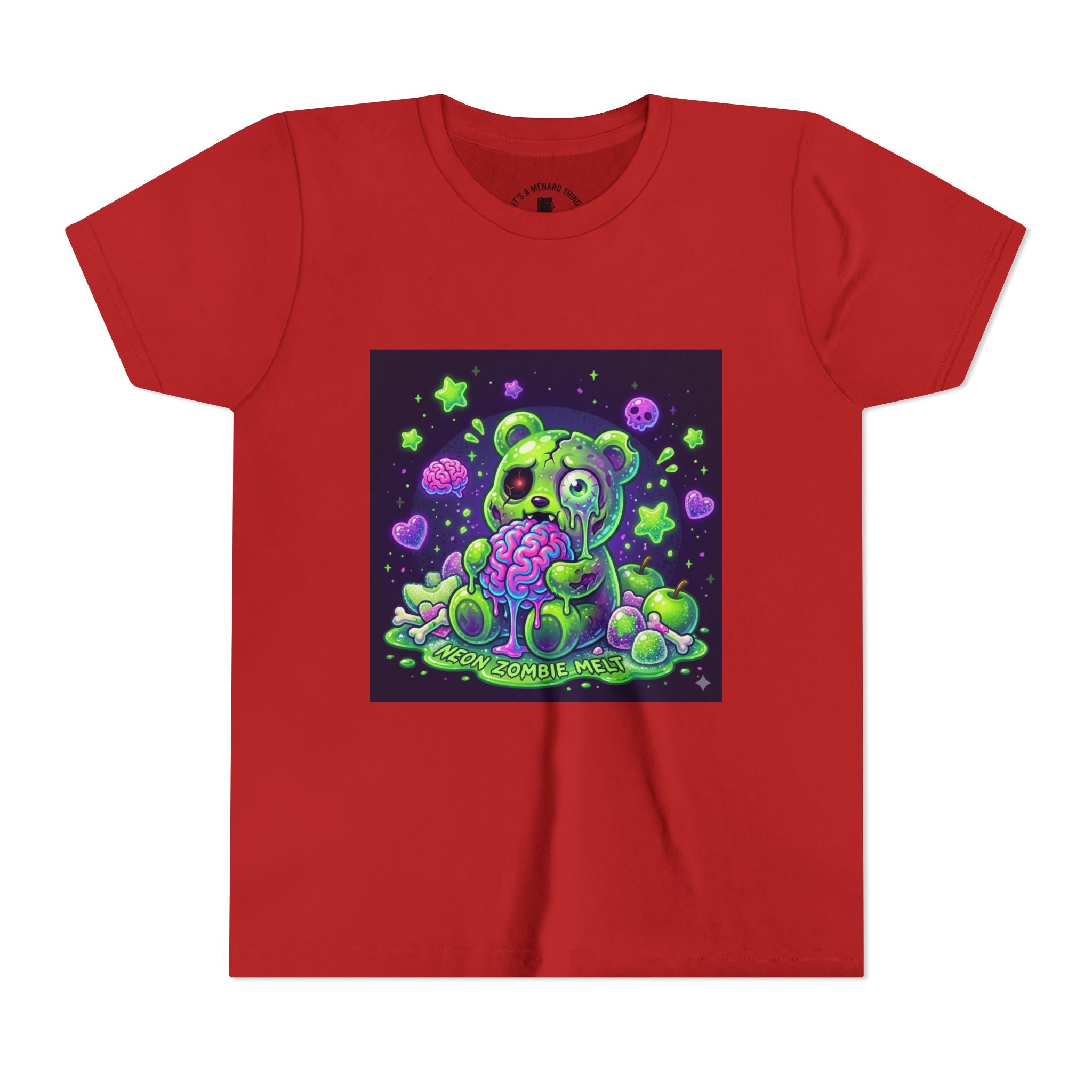 Neon Zombie Gooey Gummy Bear Graphic Tee