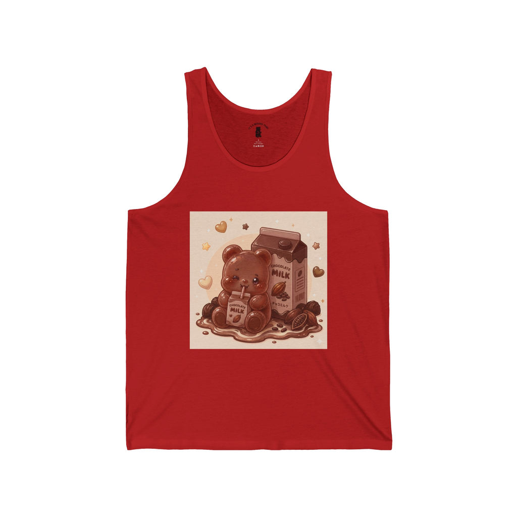 Chocolate Milk & Coco Beans Gooey Gummy Bear — Cute Graphic Tank